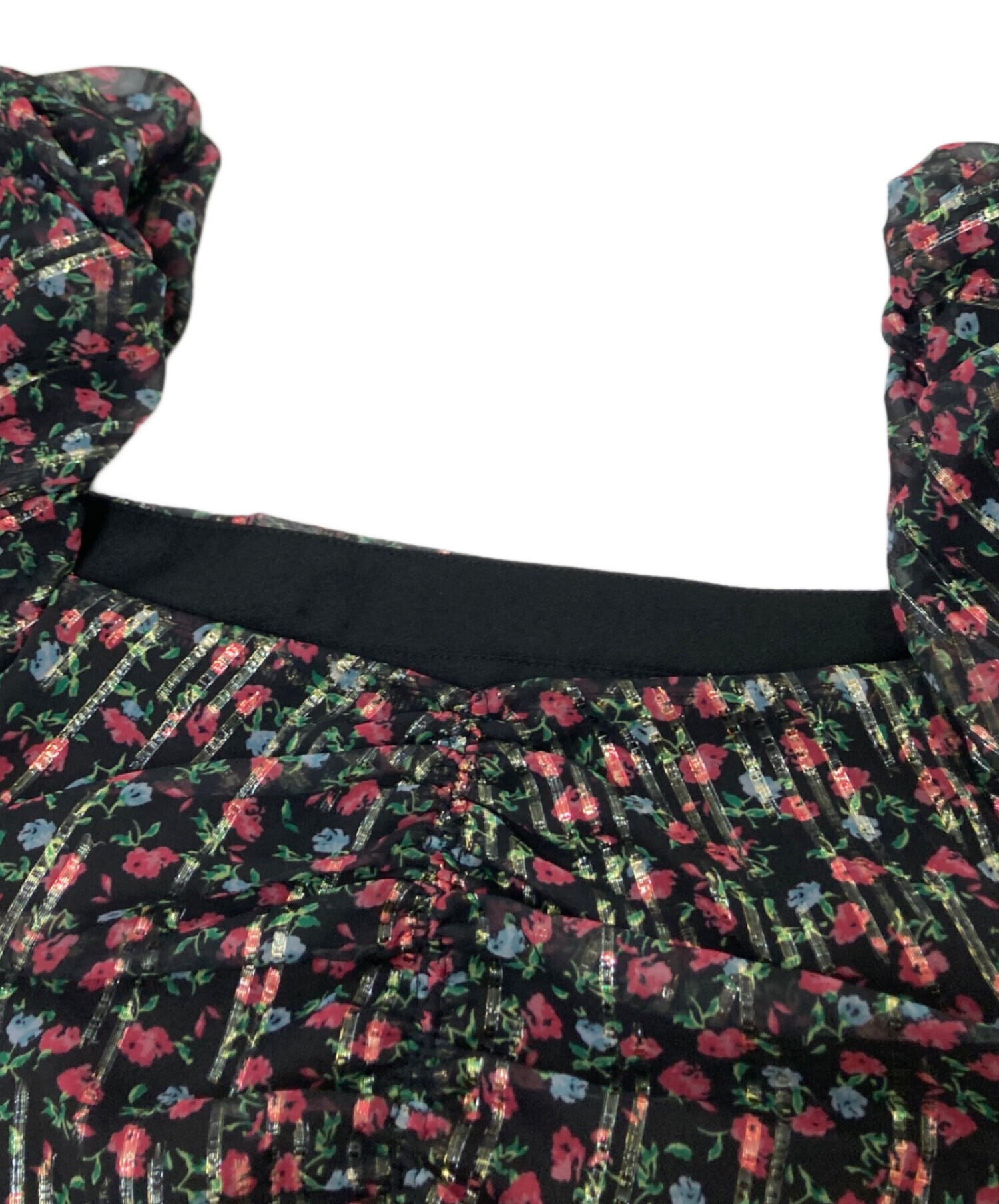 中古・古着通販】Snidel (スナイデル) ラメドビーシフォンプリント