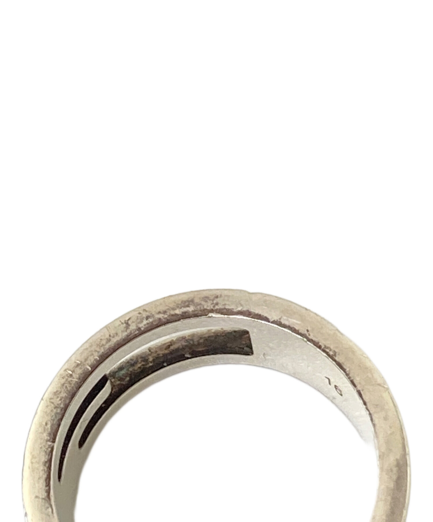 中古・古着通販】GUCCI (グッチ) ブランデッドGリング サイズ:16 (実寸 