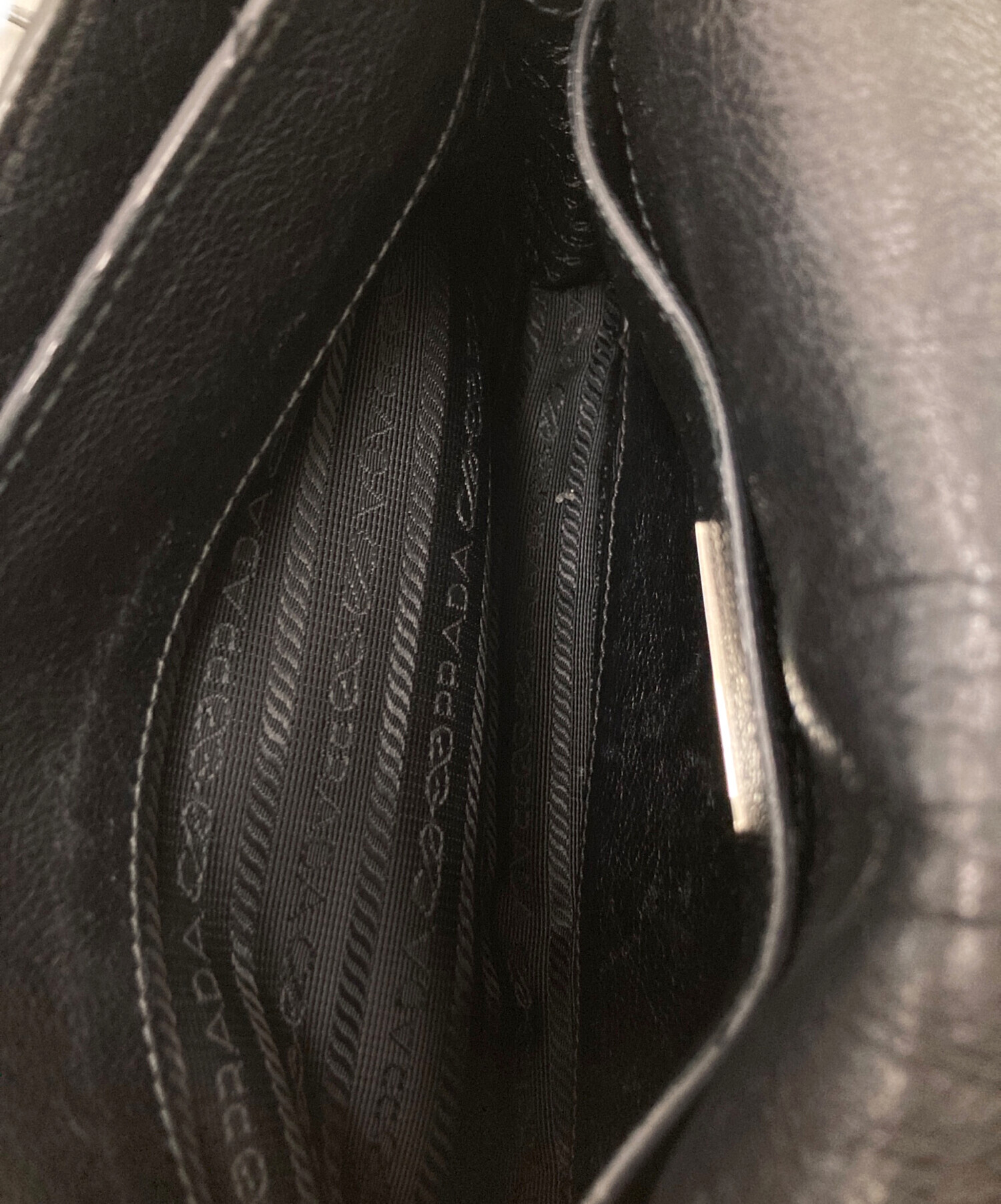 中古・古着通販】PRADA (プラダ) ショルダーバッグ ブラック サイズ