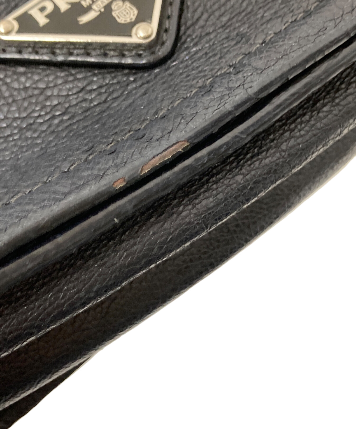 中古・古着通販】PRADA (プラダ) ショルダーバッグ ブラック サイズ