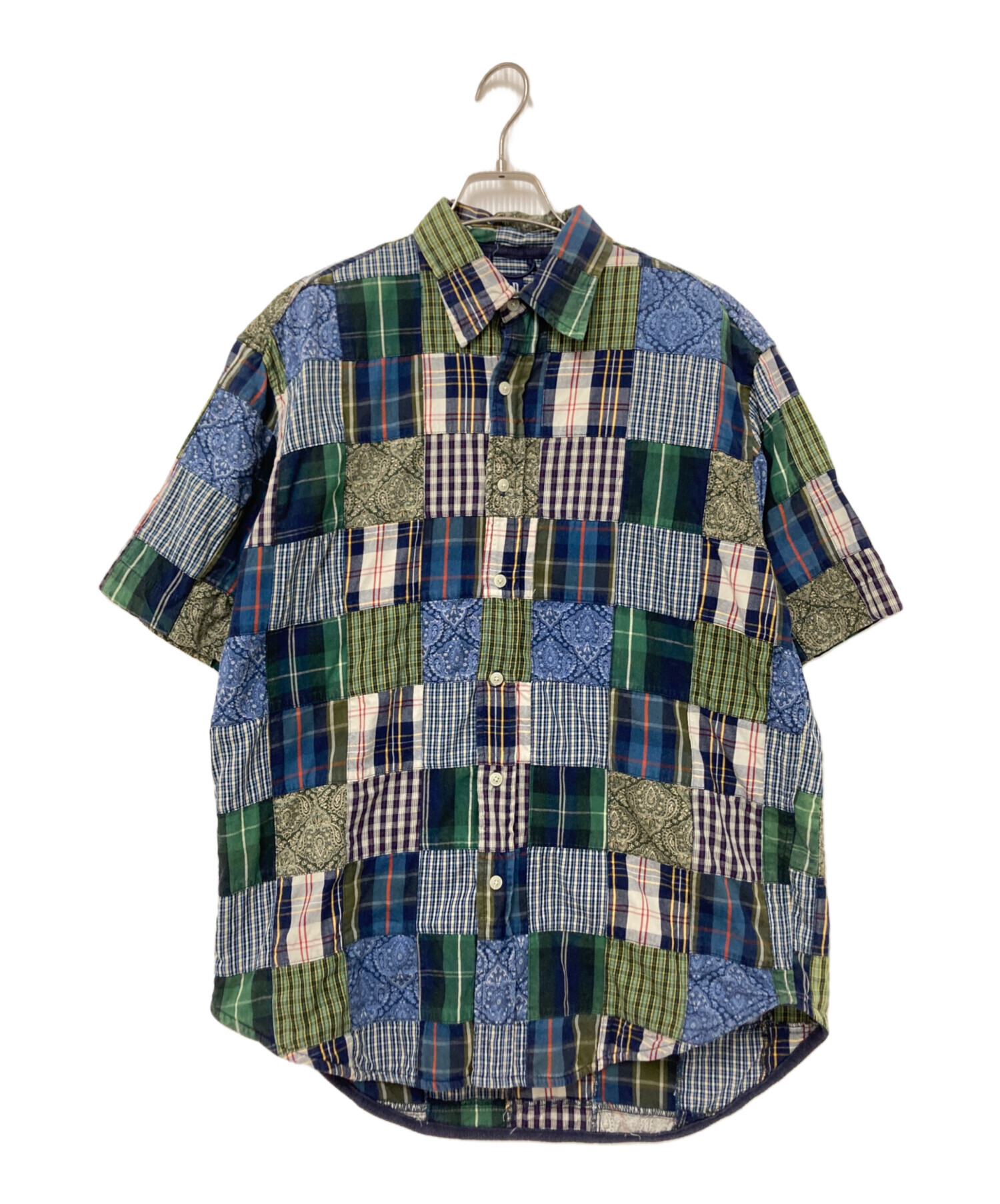 中古・古着通販】GAP (ギャップ) 00'Sパッチワークシャツ マルチカラー