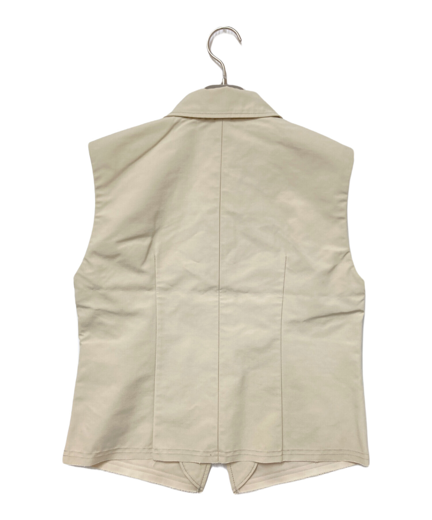 中古・古着通販】moussy (マウジー) SINGLE COLLAR タックベスト