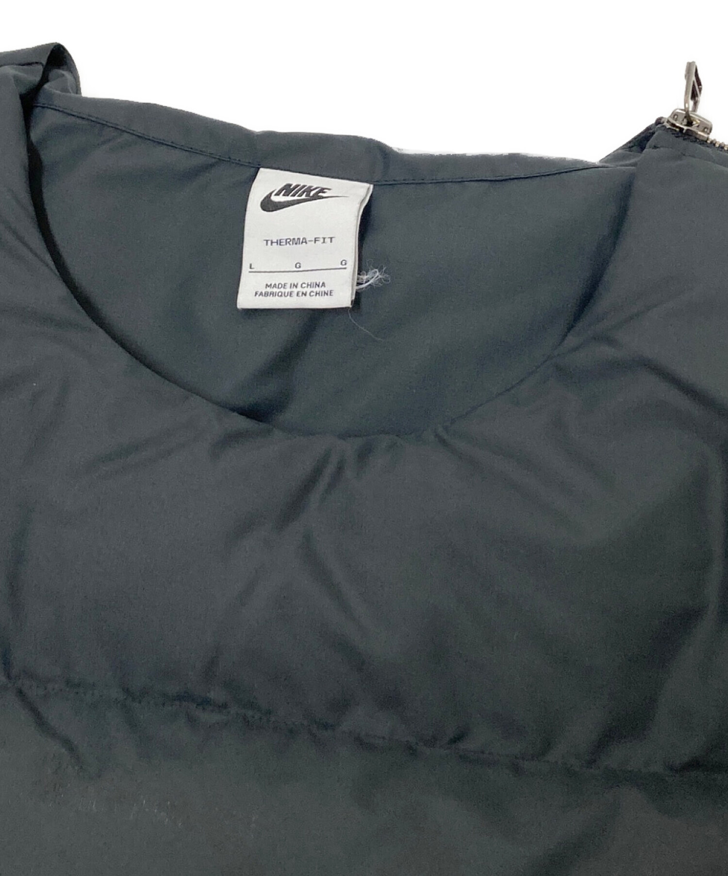 中古・古着通販】NIKE (ナイキ) ダウンベスト ブラック サイズ:L 