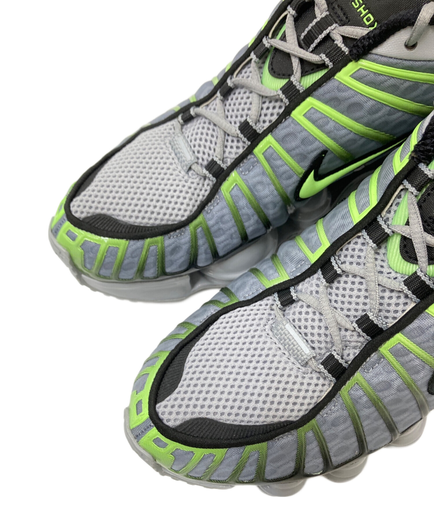 中古・古着通販】NIKE (ナイキ) Shox TL グレー×イエロー サイズ:27.5 