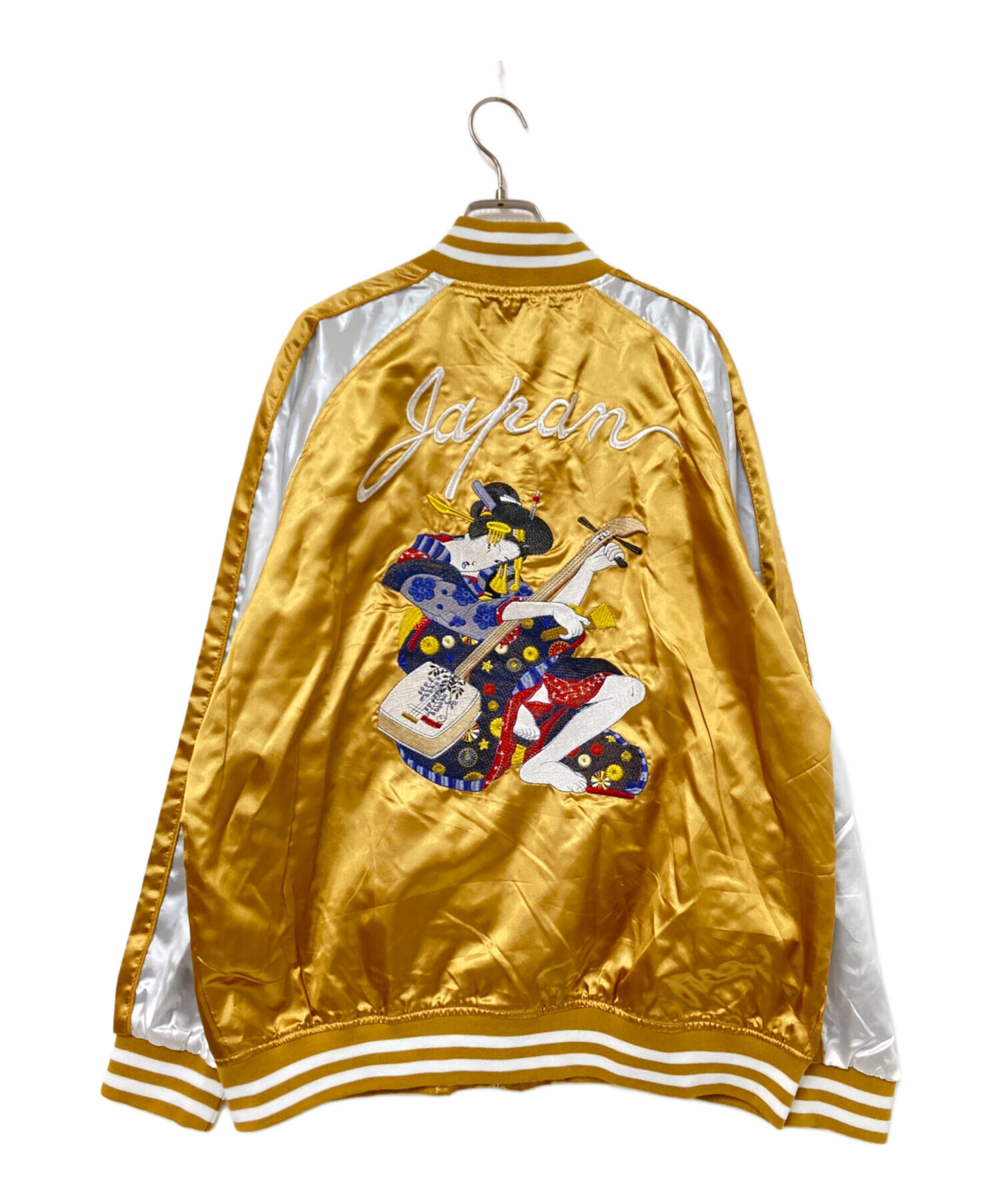 中古・古着通販】一心如鏡 (イッシンニョキョウ) スカジャン ゴールド