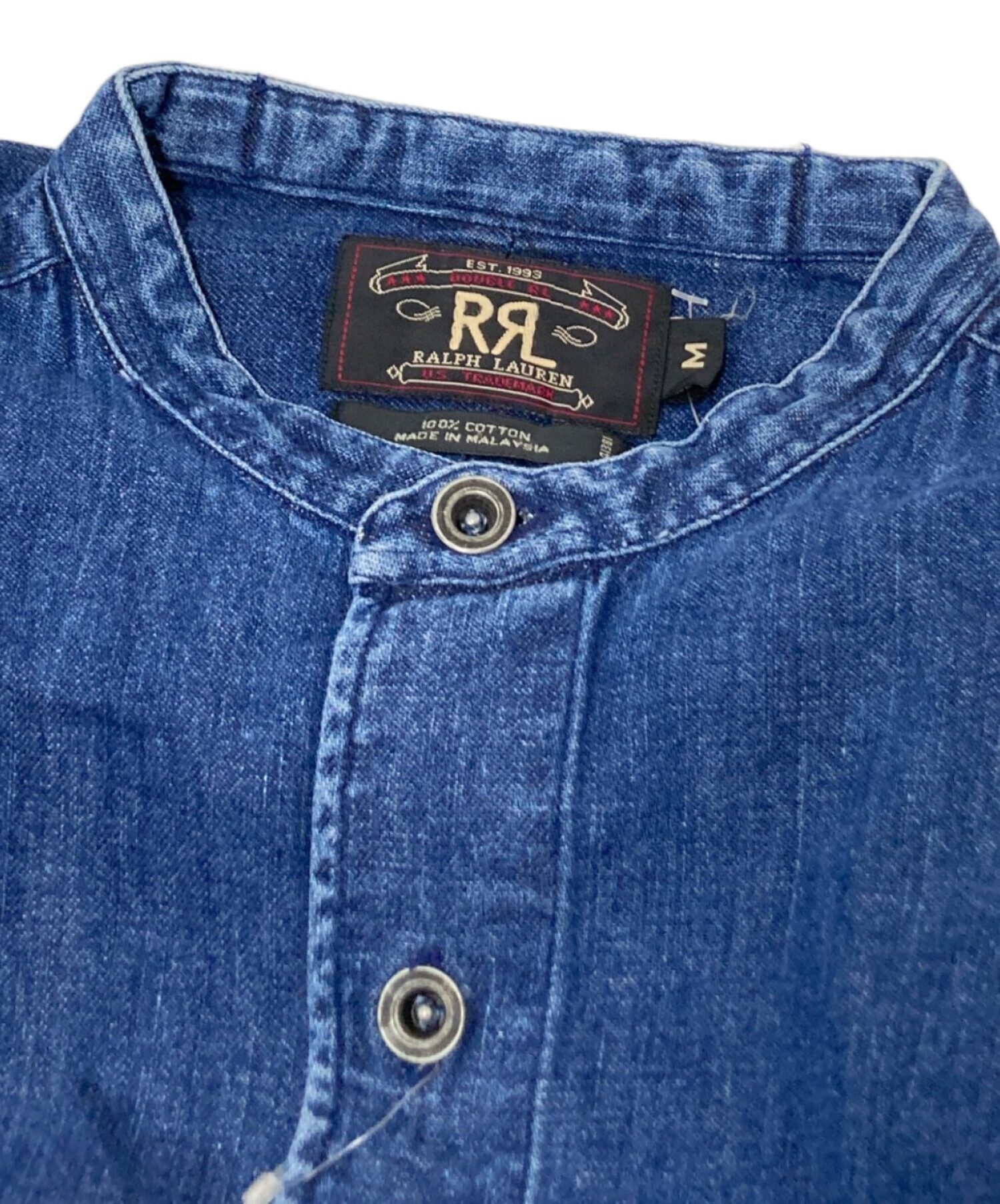 中古・古着通販】RRL (ダブルアールエル) デニムシャツ インディゴ