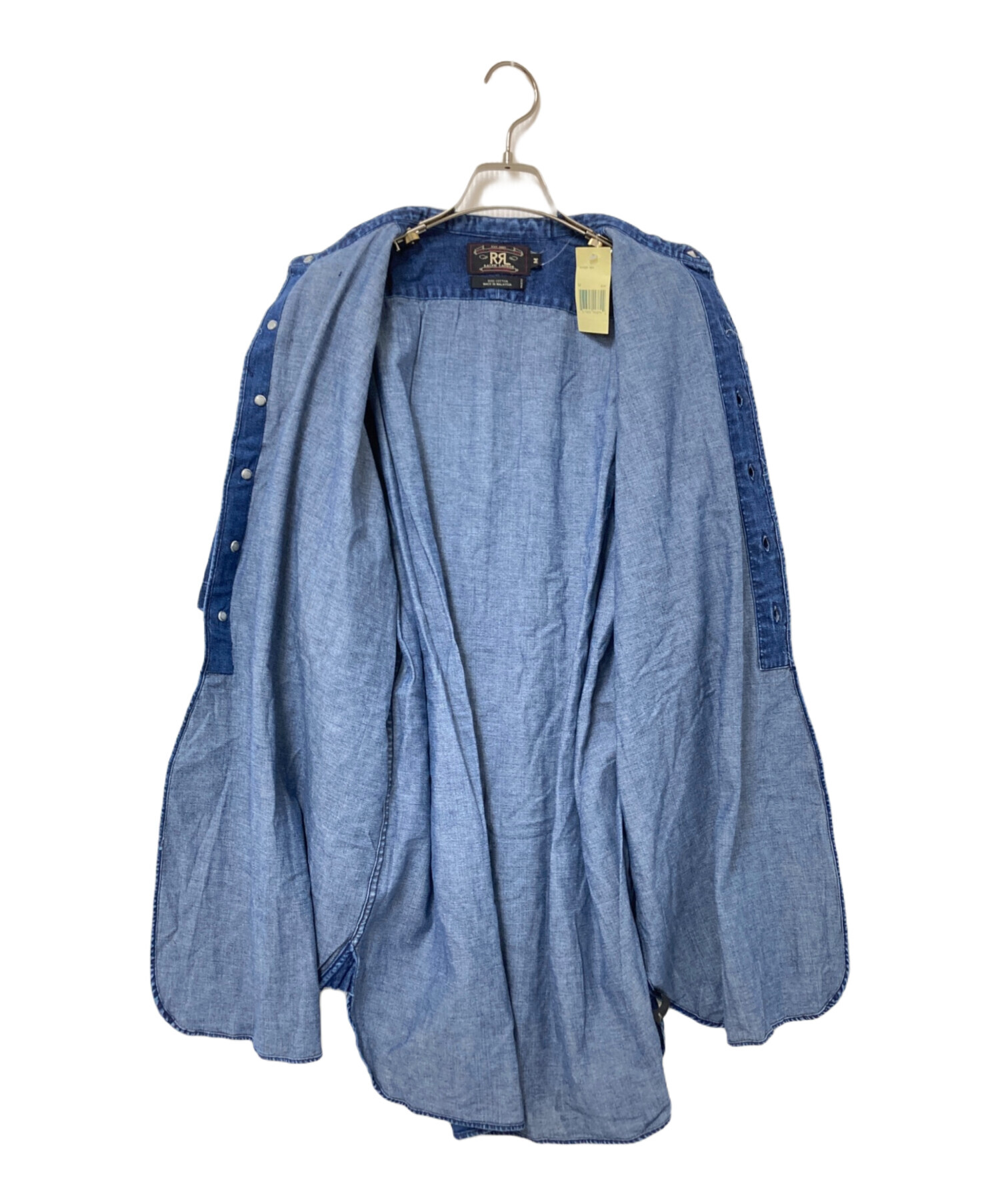 中古・古着通販】RRL (ダブルアールエル) デニムシャツ インディゴ