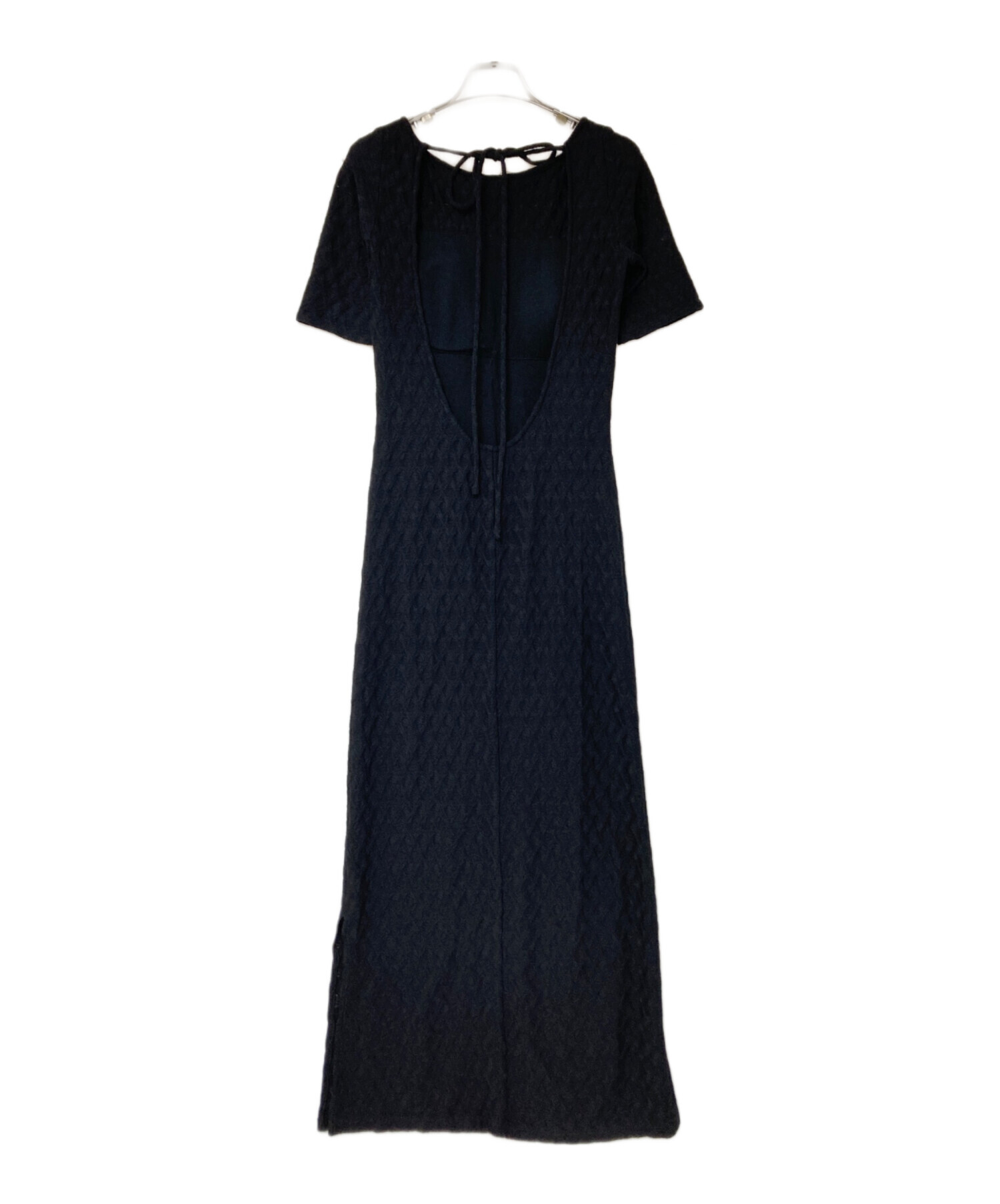 中古・古着通販】Rosarymoon (ロザリームーン) Back Open Fit Dress 