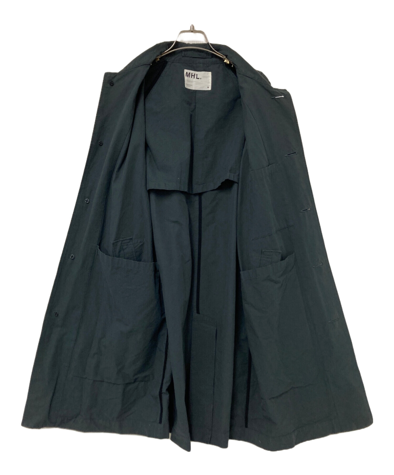 中古・古着通販】MHL (エムエイチエル) スプリングコート グレー 