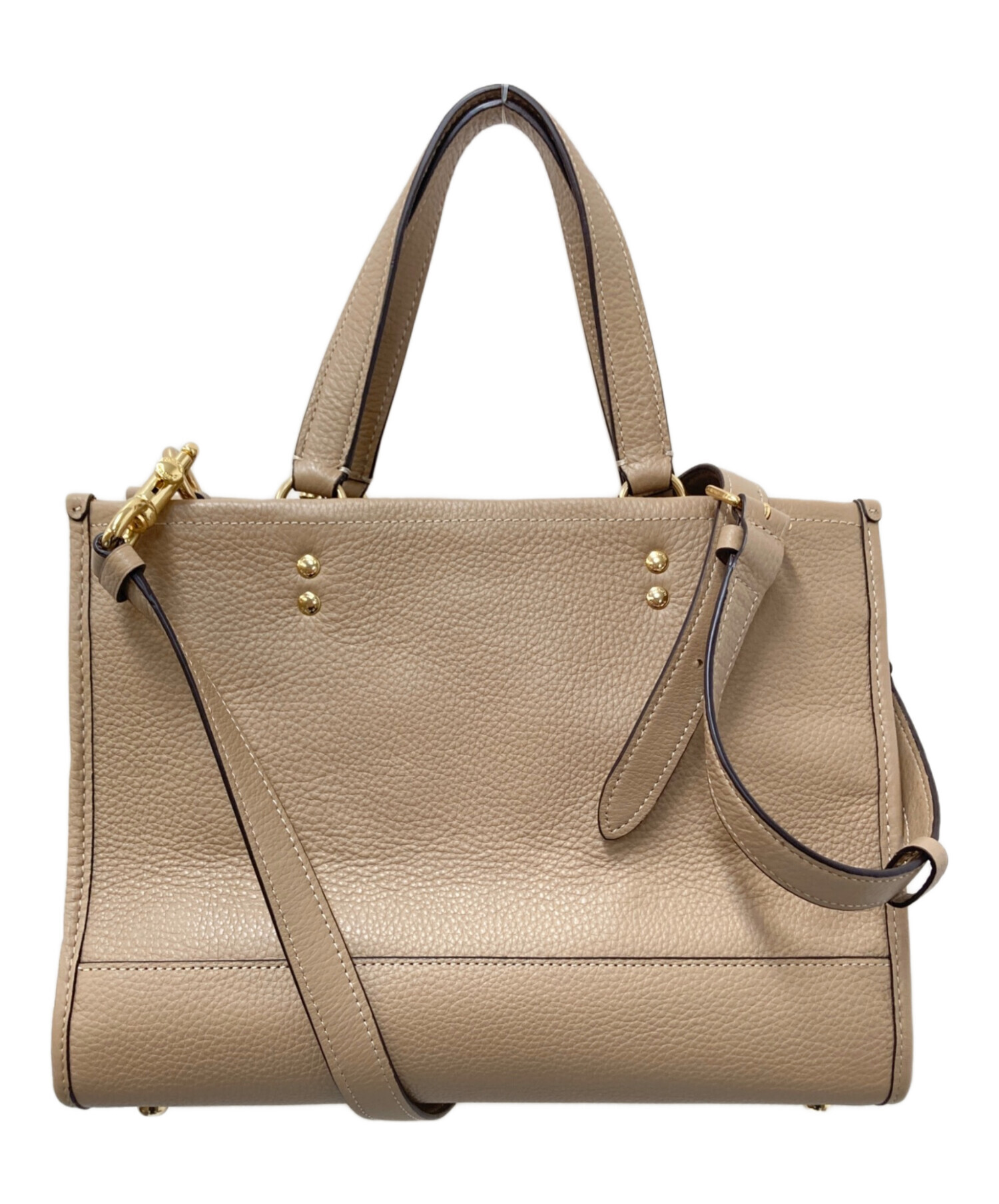 中古・古着通販】COACH (コーチ) デンプシー キャリーオール ウィズ COACH デンプシー キャリーオール ウィズ パッチベージュ未使用