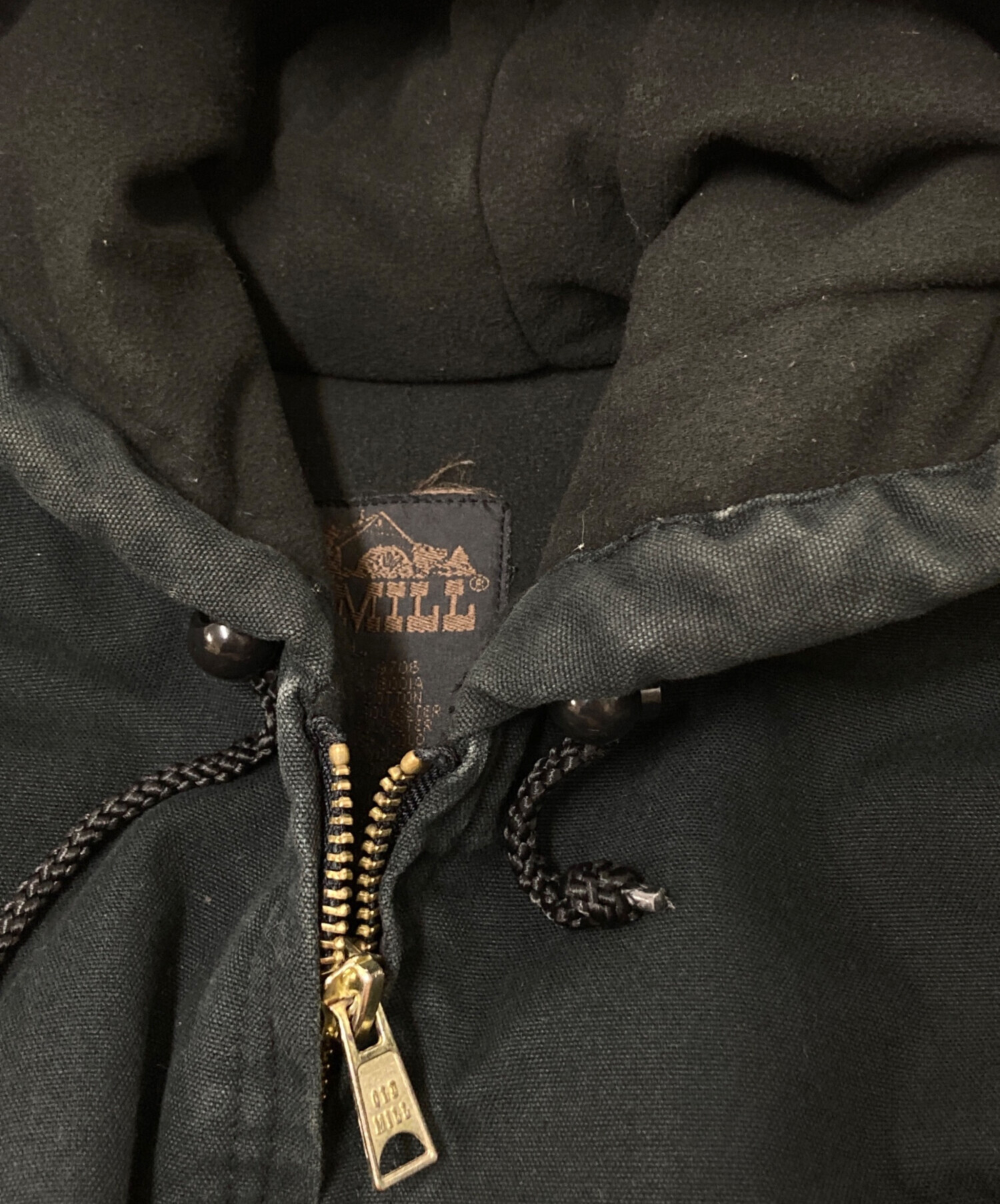 OLD MILL アクティブジャケット ダック地 フェード carhartt ダック地 アクティブジャケット カーハート ブラウン