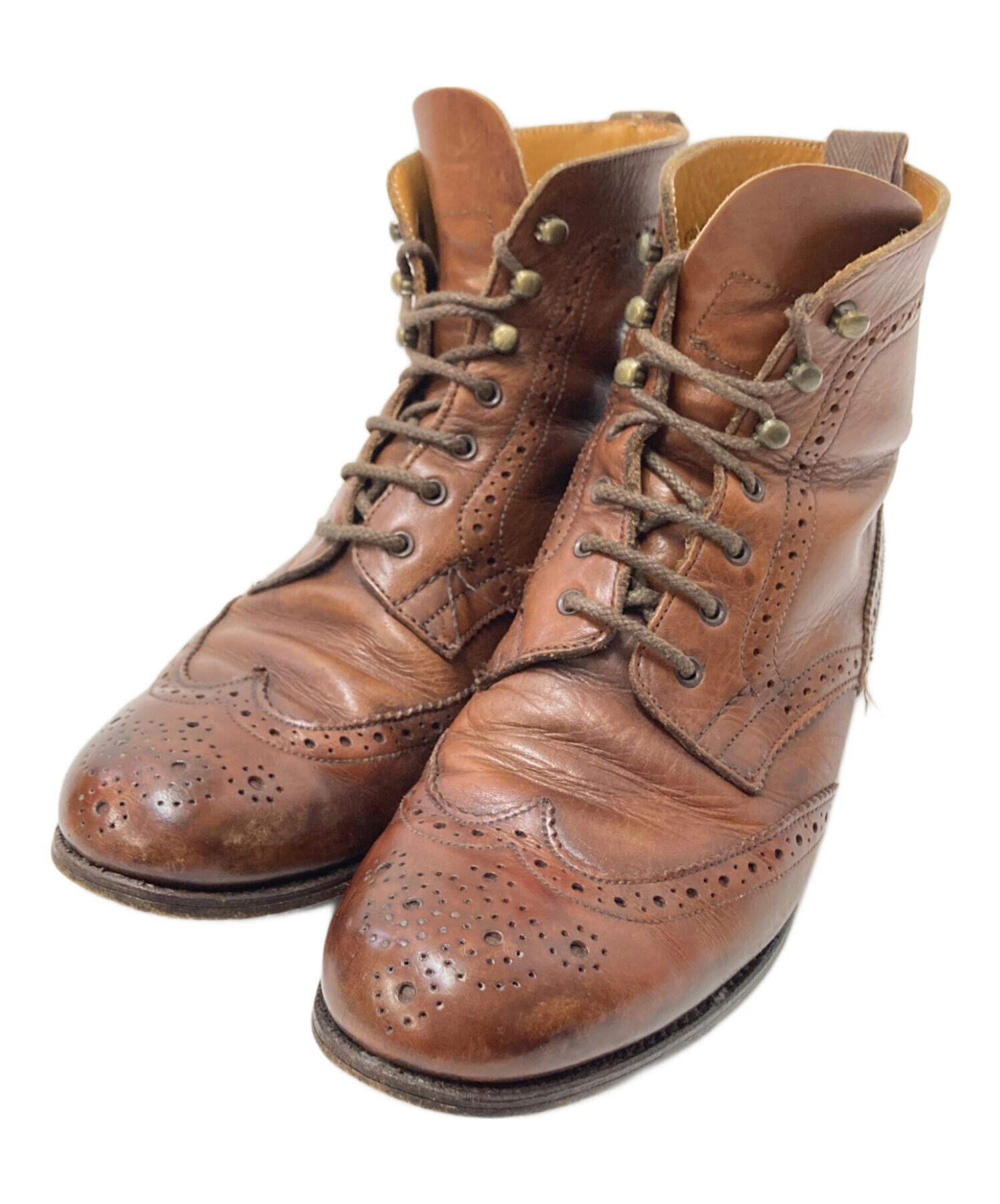 中古・古着通販】Tricker's (トリッカーズ) ウィングチップブーツ