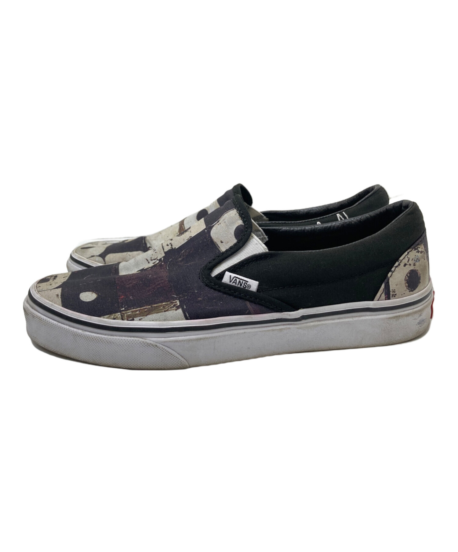 中古・古着通販】VANS (バンズ) ATCQ スリッポン ブラック サイズ:26.0 