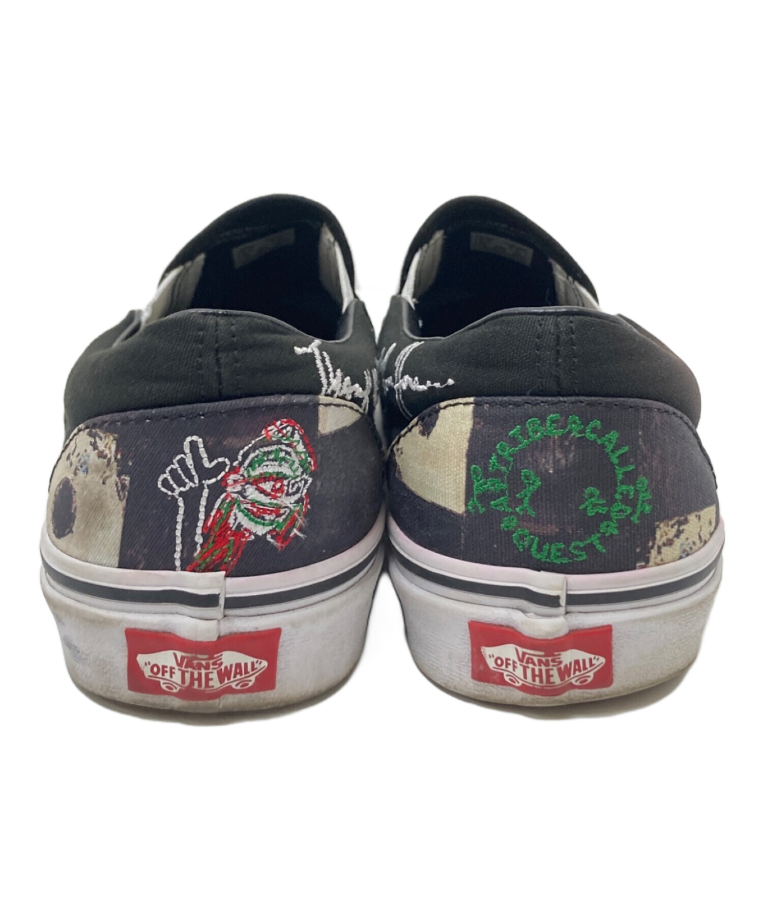 中古・古着通販】VANS (バンズ) ATCQ スリッポン ブラック サイズ:26.0 