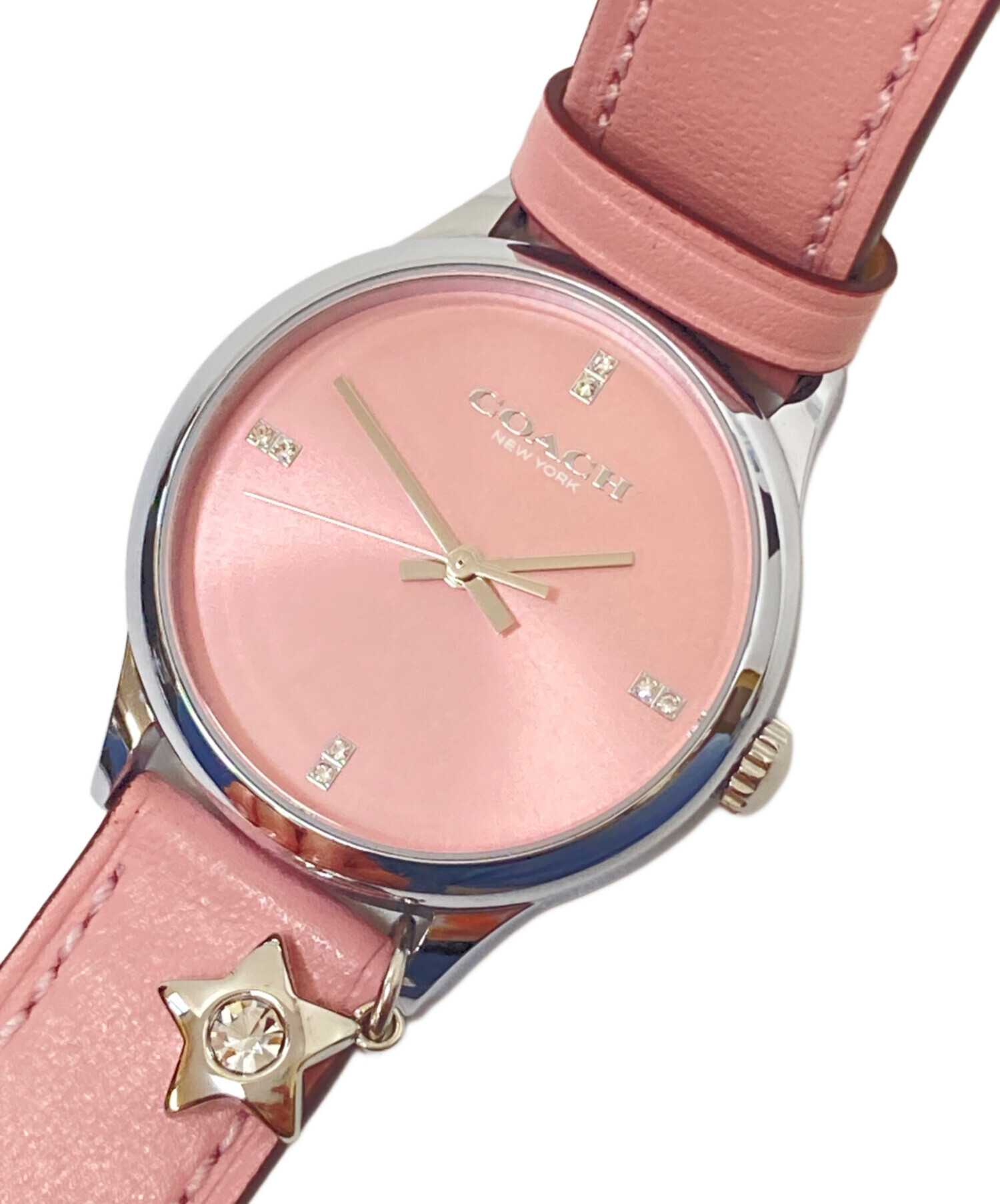 中古・古着通販】COACH (コーチ) ルビー ウォッチ32MM ピンク サイズ 