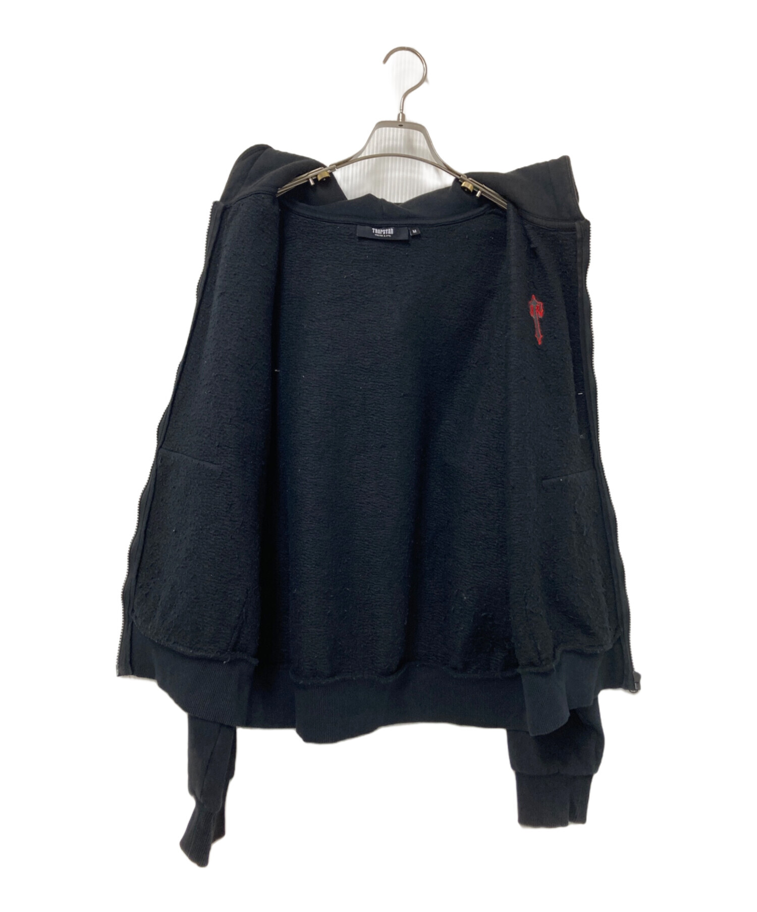 中古・古着通販】TRAPSTAR (トラップスター) パーカー ブラック サイズ
