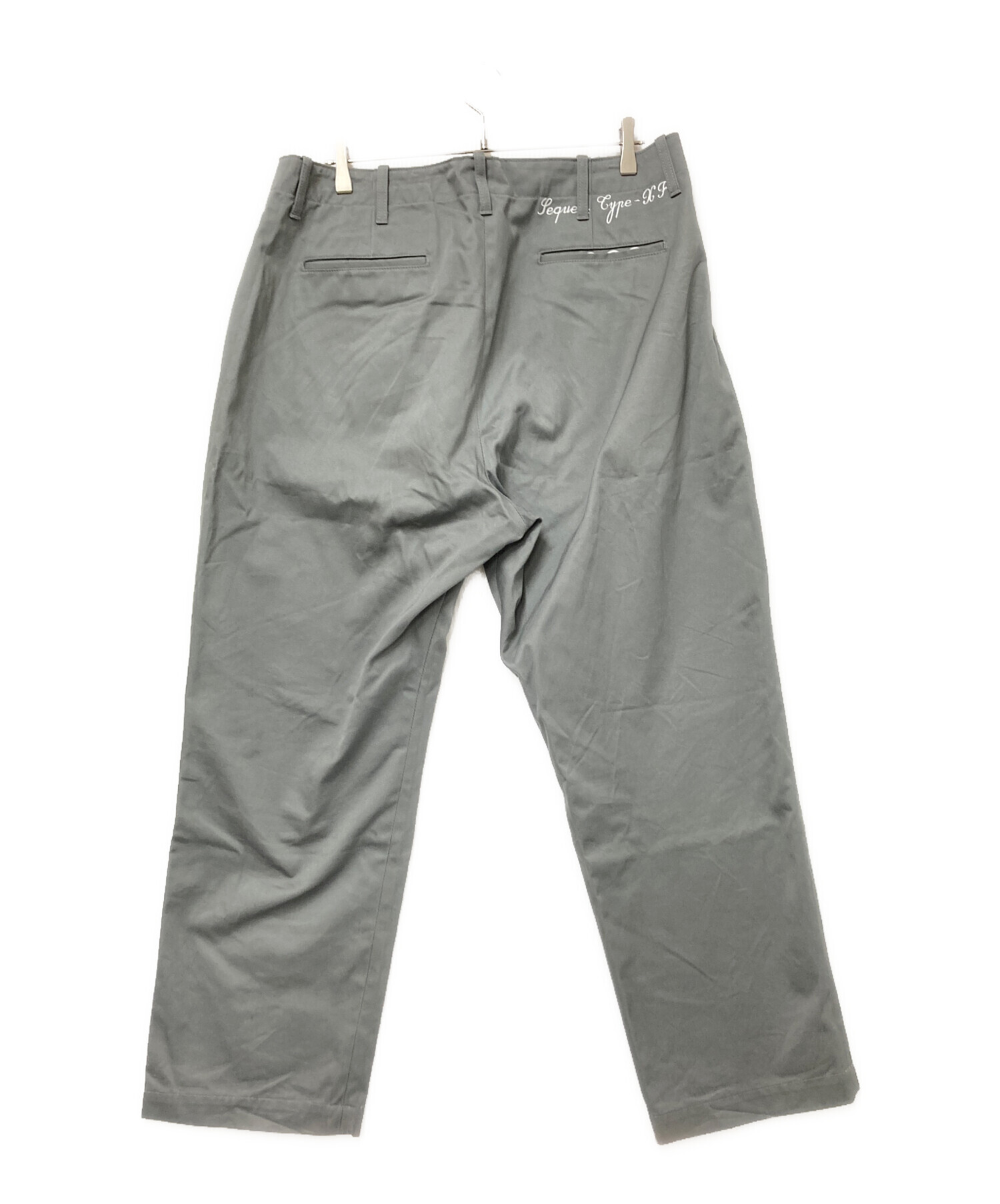 中古・古着通販】SEQUEL (シークエル) CHINO PANTS TYPE-XF グレー