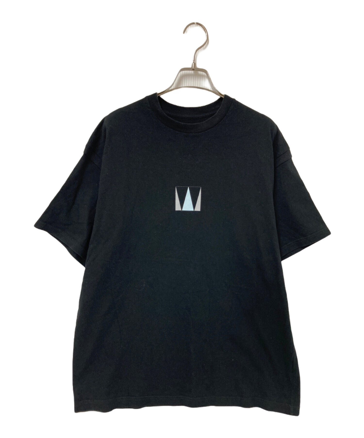 中古・古着通販】SEQUEL (シークエル) コラボプリントTシャツ ブラック