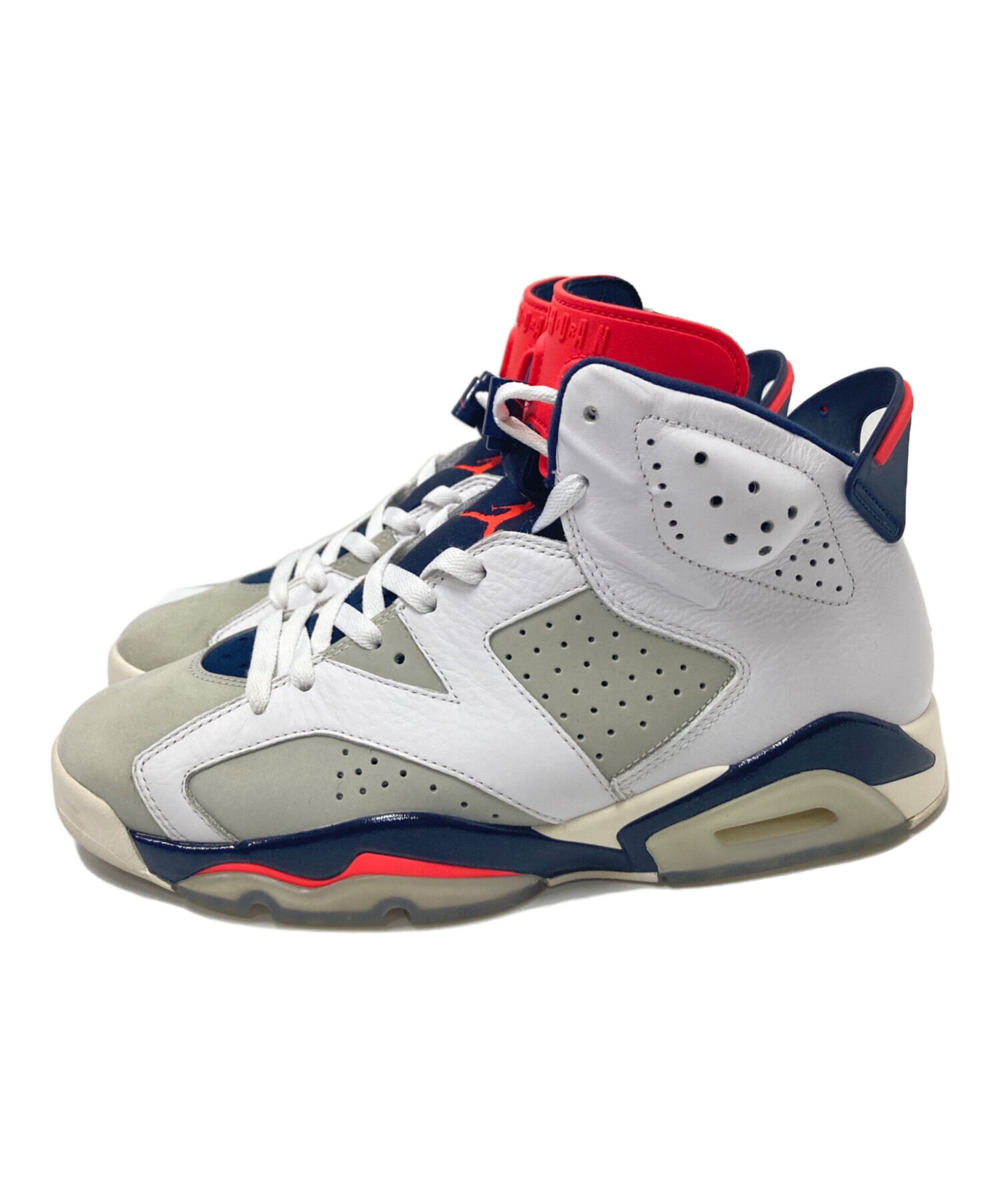 中古・古着通販】NIKE (ナイキ) AIR JORDAN 6 RETRO ホワイト×ピンク 
