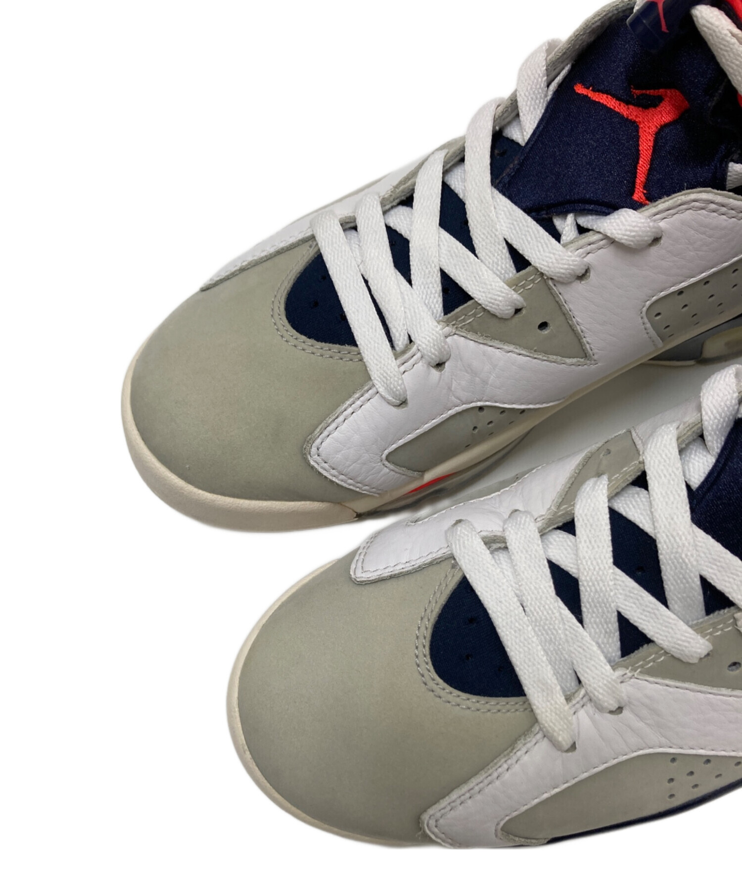中古・古着通販】NIKE (ナイキ) AIR JORDAN 6 RETRO ホワイト×ピンク 