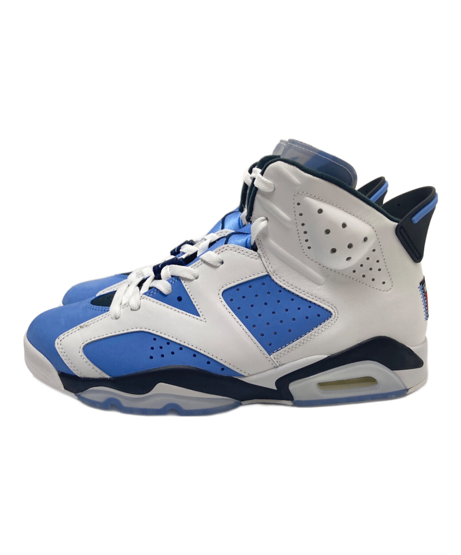 中古・古着通販】NIKE (ナイキ) AIR JORDAN 6 RETRO HARE ブルー 