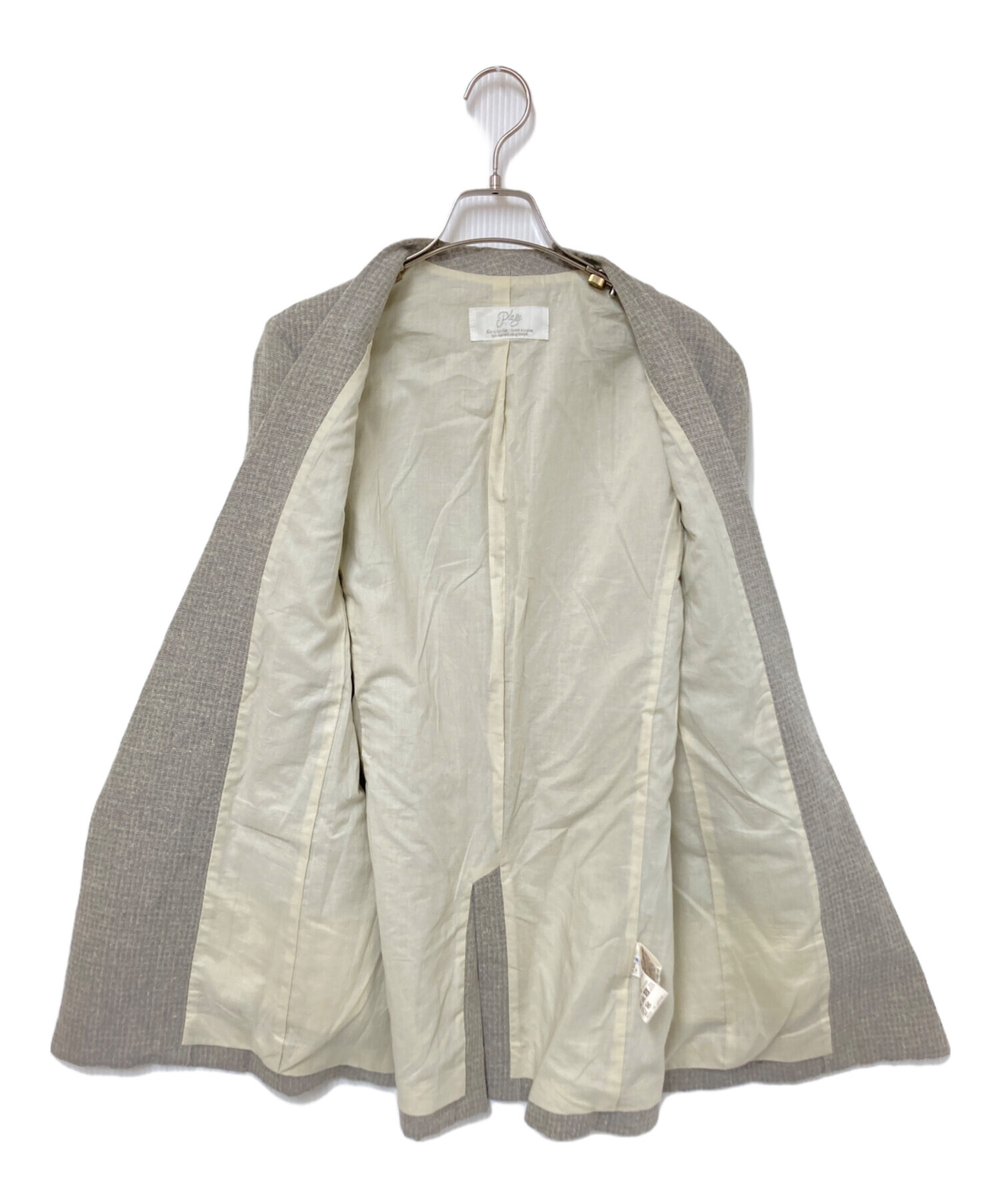 中古・古着通販】Plage (プラージュ) シルクリネンボタンレス