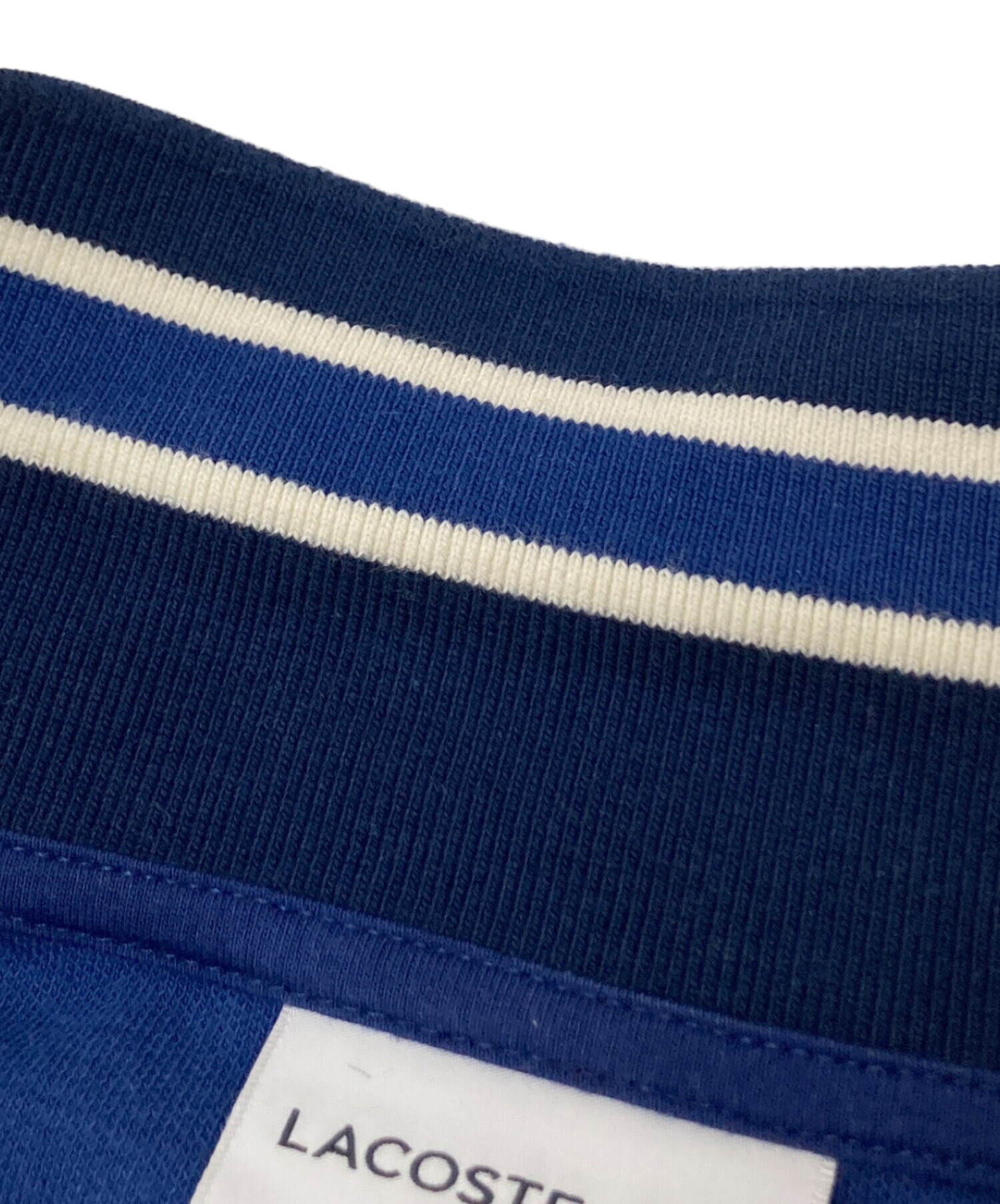 中古・古着通販】LACOSTE (ラコステ) モノグラムジャカードポロシャツ