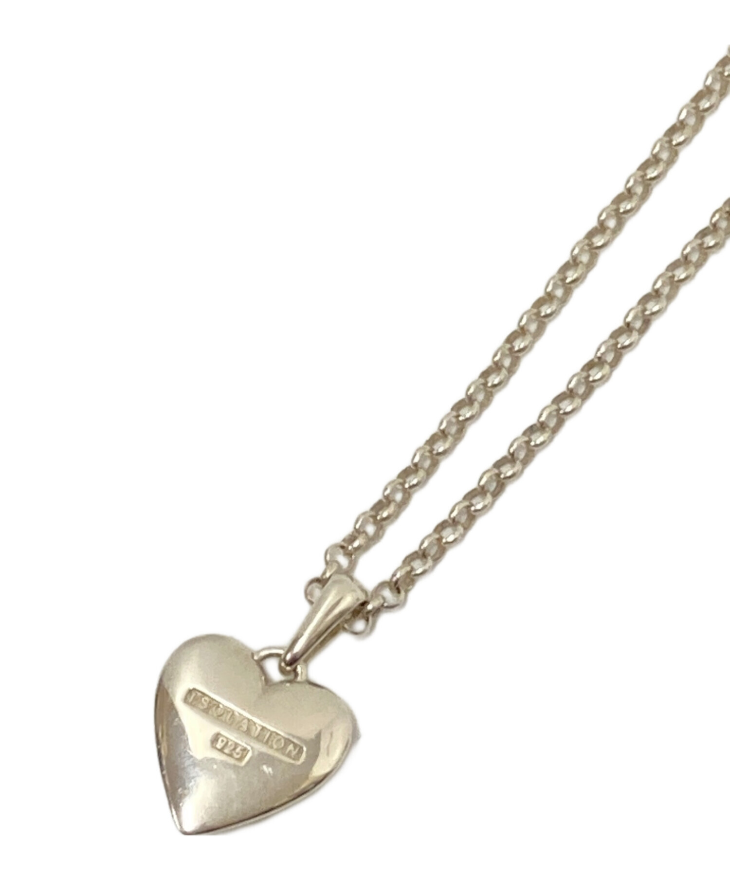 中古・古着通販】ISOLATION (アイソレーション) HEART NECKLACE 