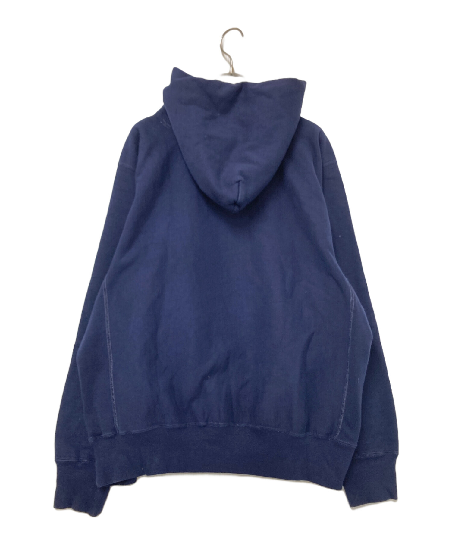 中古・古着通販】orSlow (オアスロウ) ORS HOODIE ネイビー×ホワイト