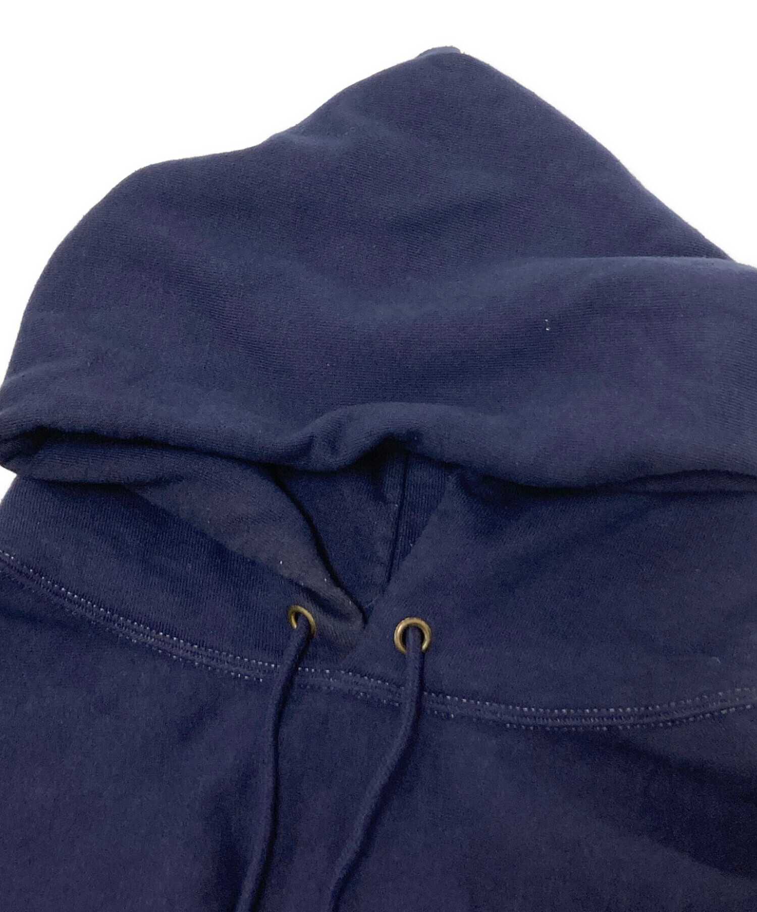 中古・古着通販】orSlow (オアスロウ) ORS HOODIE ネイビー×ホワイト