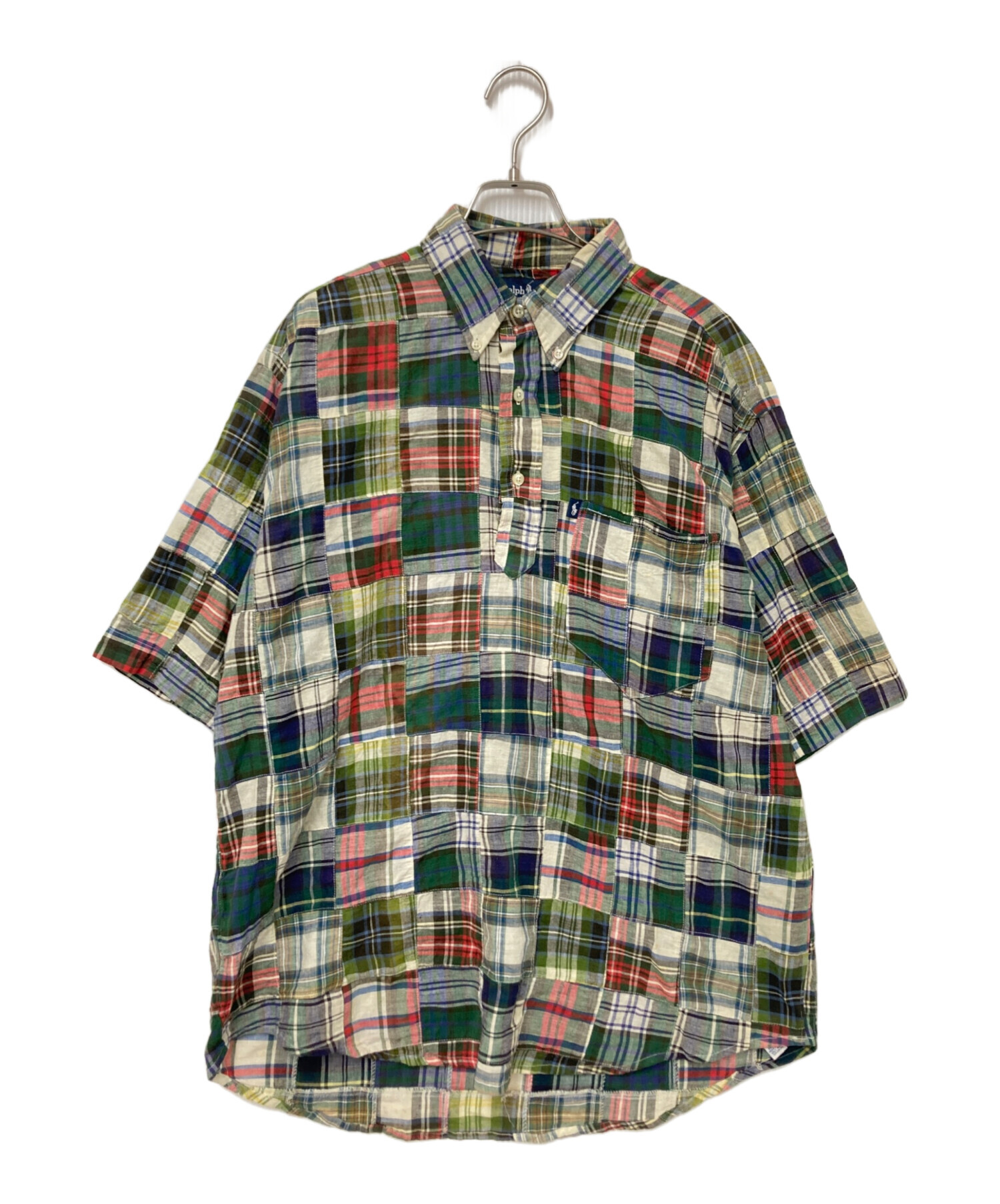 中古・古着通販】RALPH LAUREN (ラルフローレン) パッチワークチェック