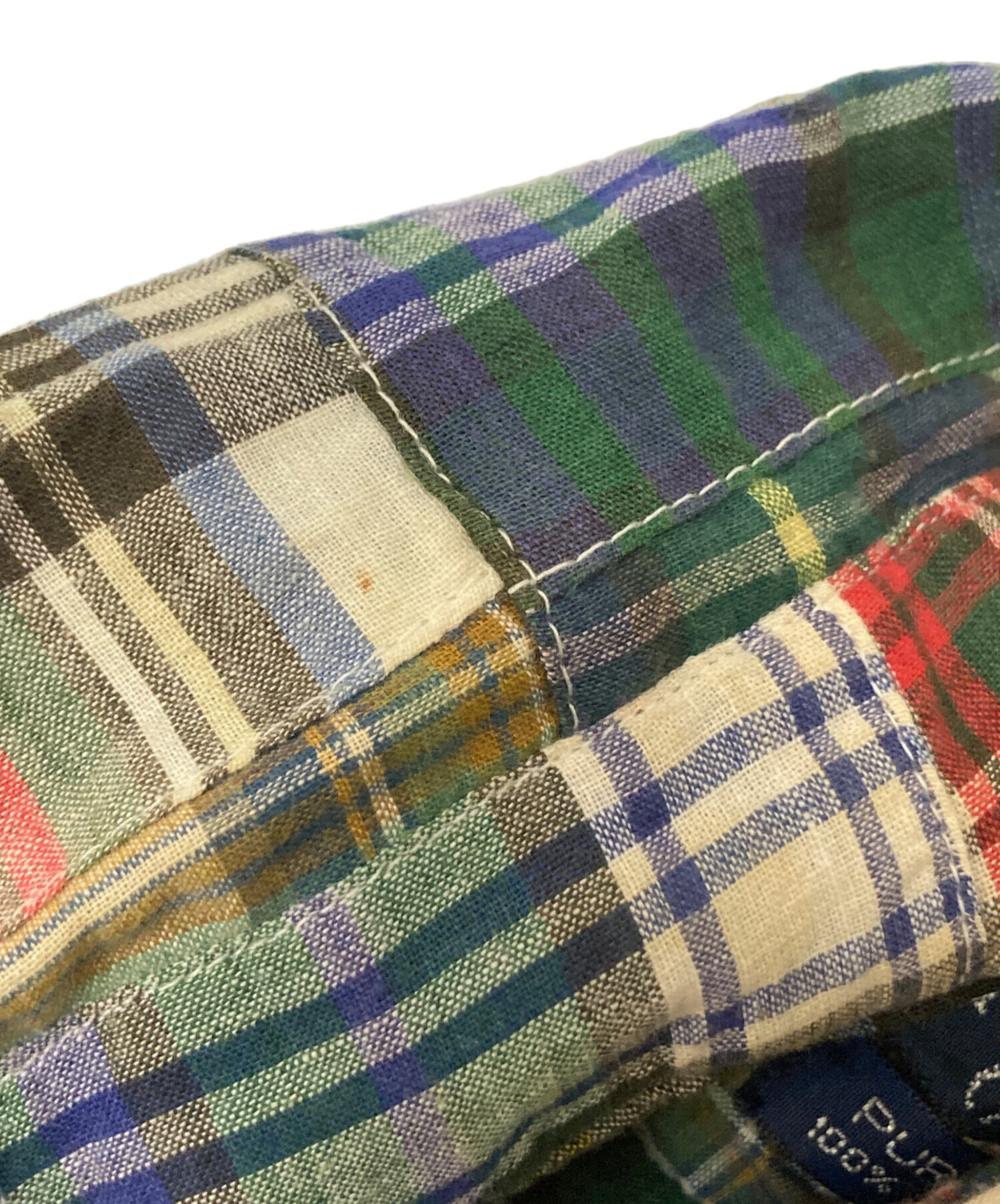 中古・古着通販】RALPH LAUREN (ラルフローレン) パッチワークチェック