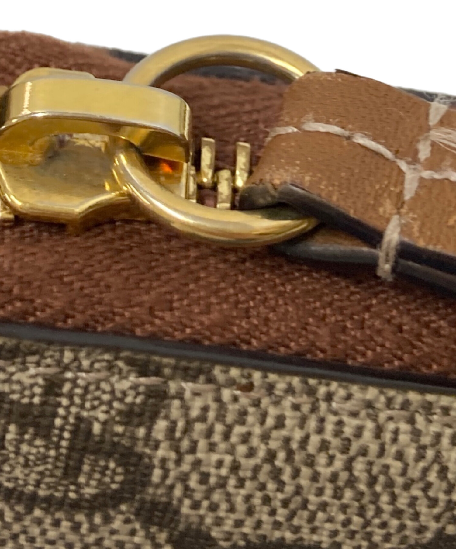 中古・古着通販】GUCCI (グッチ) バタフライ刺繍長財布 ブラウン