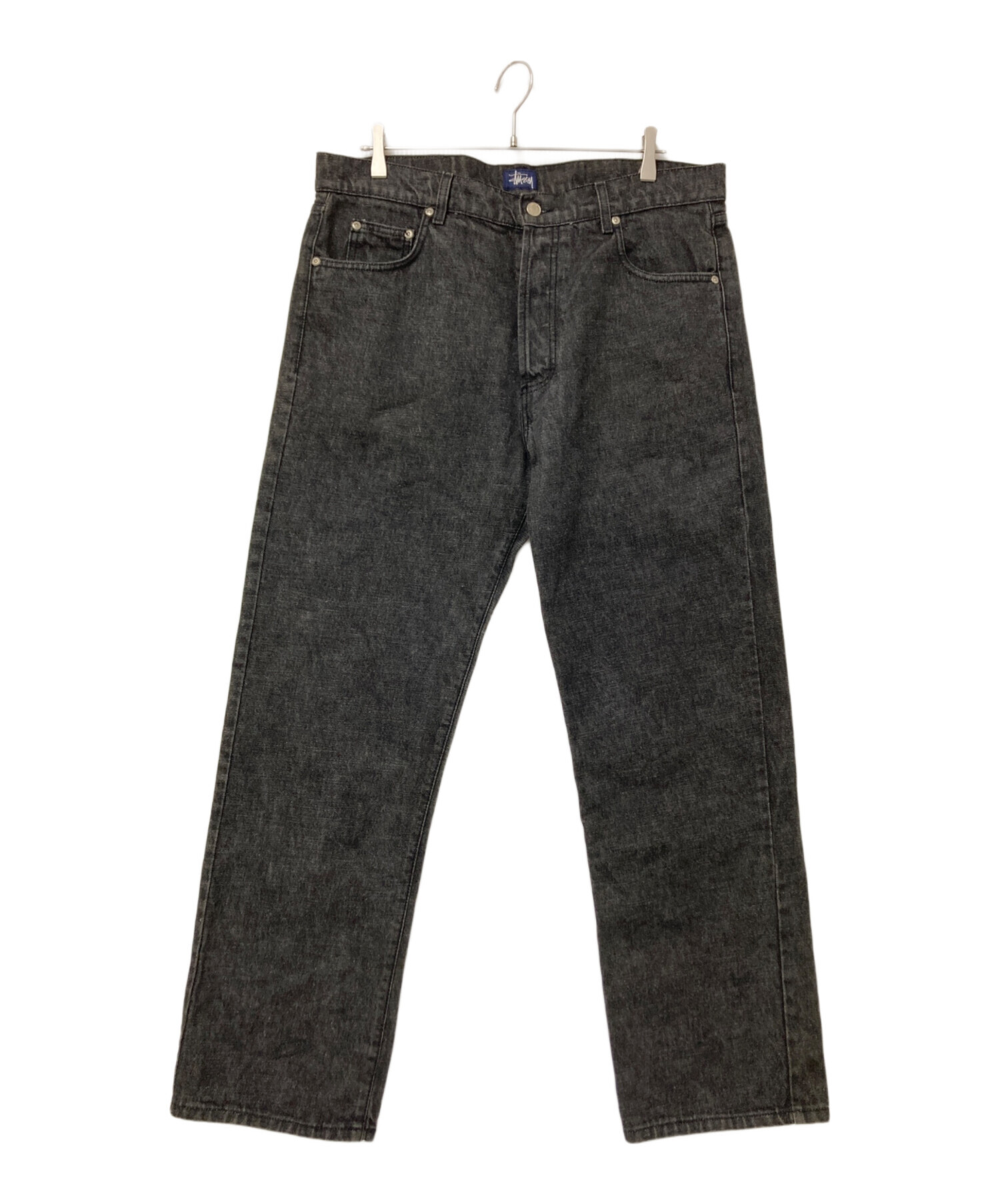 中古・古着通販】stussy (ステューシー) デニムパンツ ブラック サイズ 