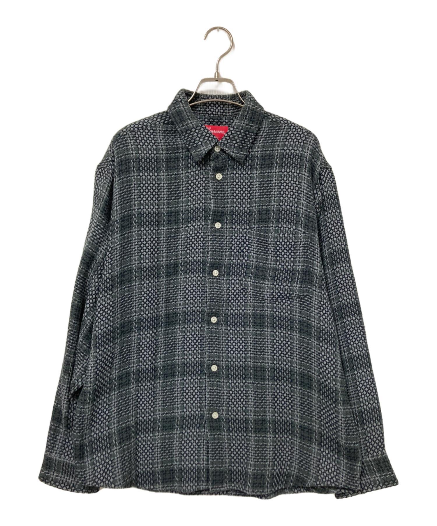 中古・古着通販】SUPREME (シュプリーム) Basket Weave Plaid Shirt