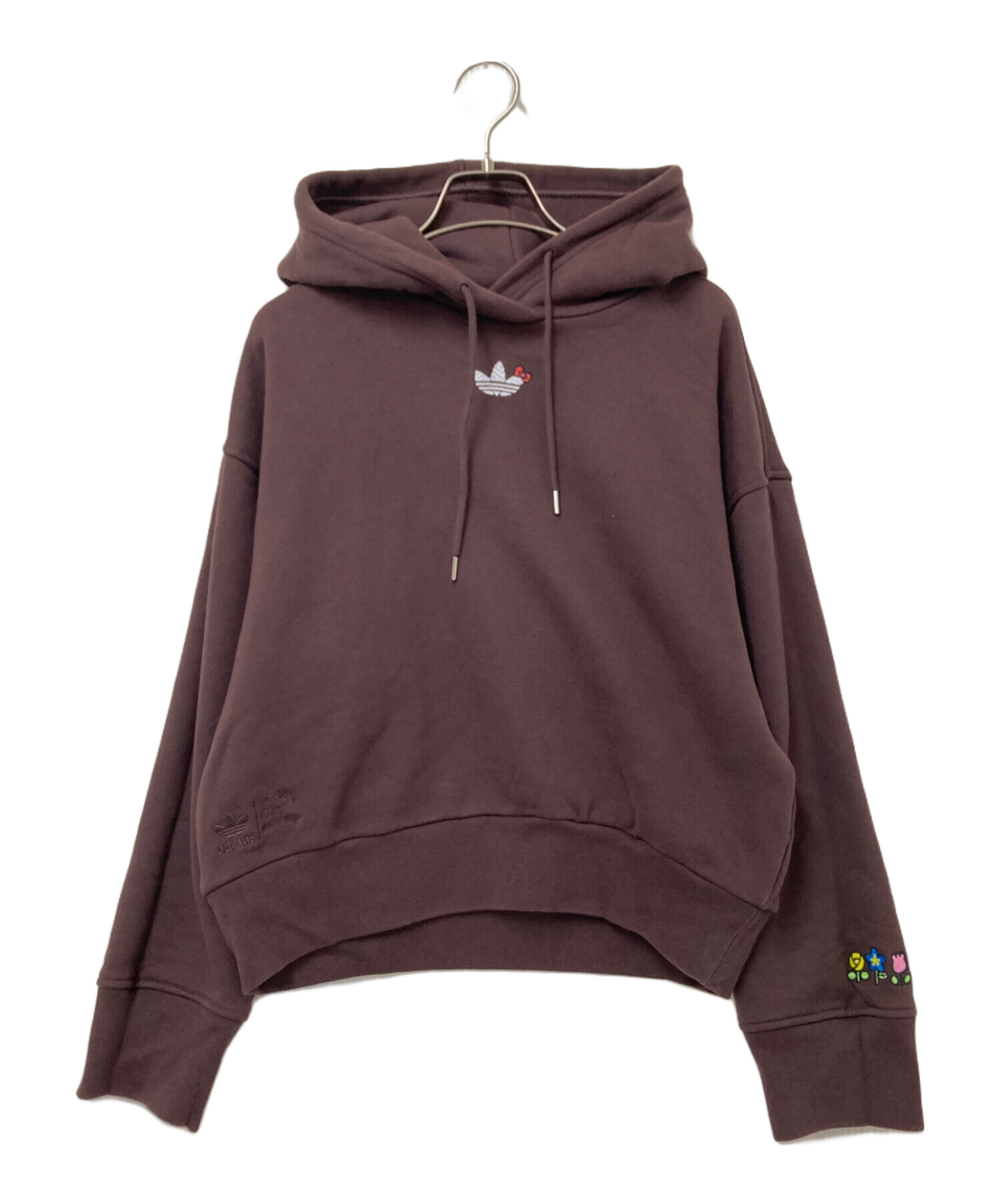 中古・古着通販】adidas (アディダス) コラボパーカー ブラウン サイズ
