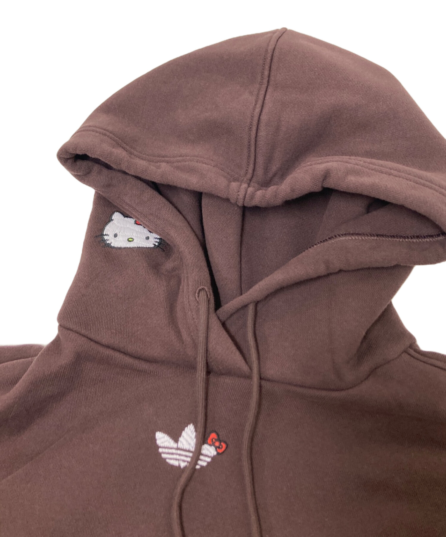 美品 グッチ アディダス コラボ パーカー ブラウン XS 中古・古着通販】adidas (アディダス) コラボパーカー ブラウン サイズ