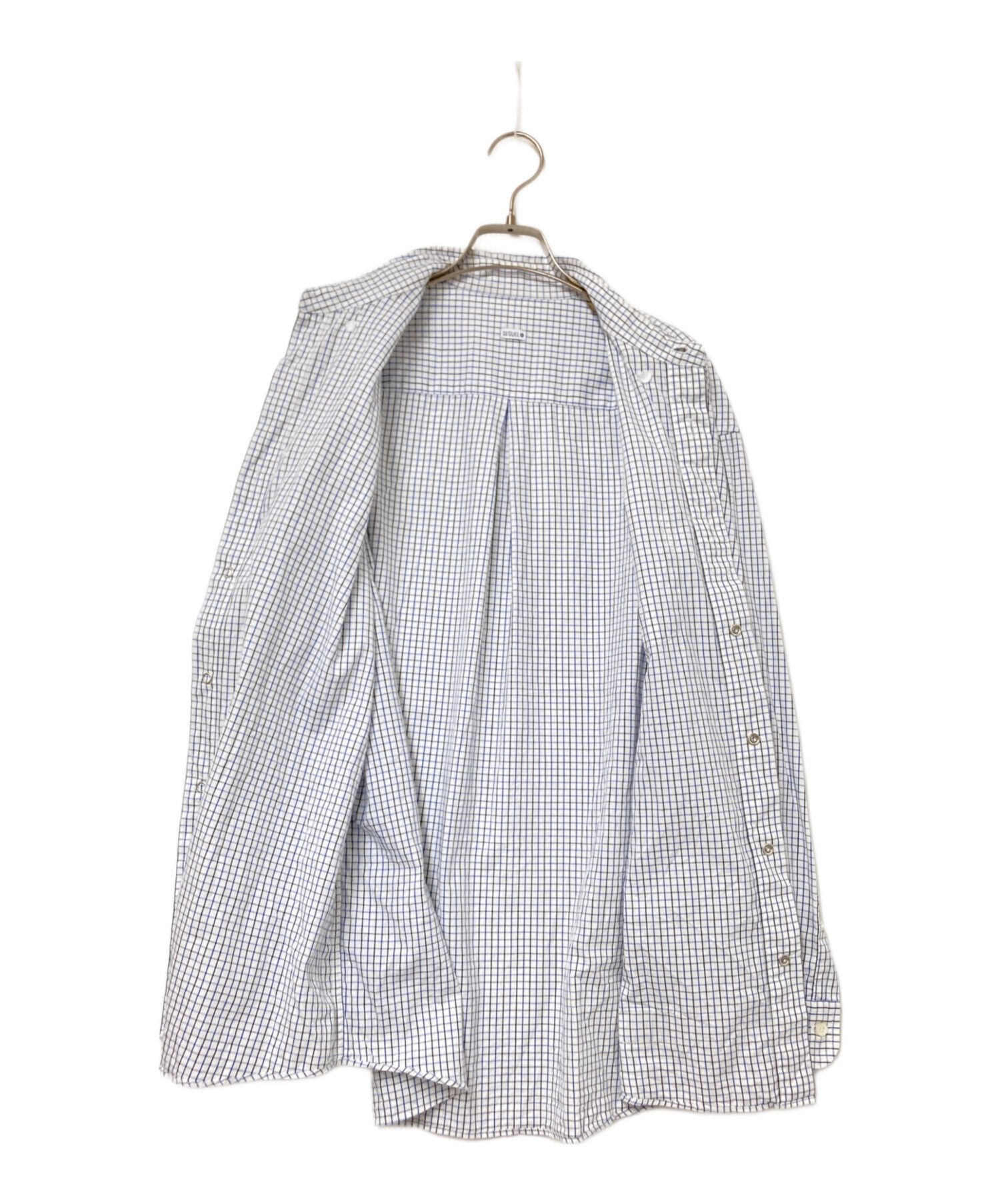 中古・古着通販】SEQUEL (シークエル) FLYFRONT SHIRT ホワイト サイズ
