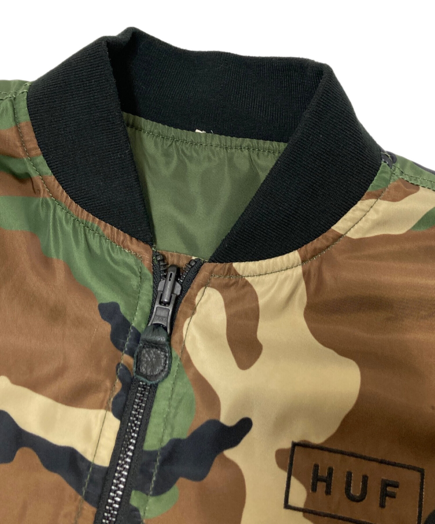 中古・古着通販】HUF (ハフ) リバーシブルジャケット ベージュ