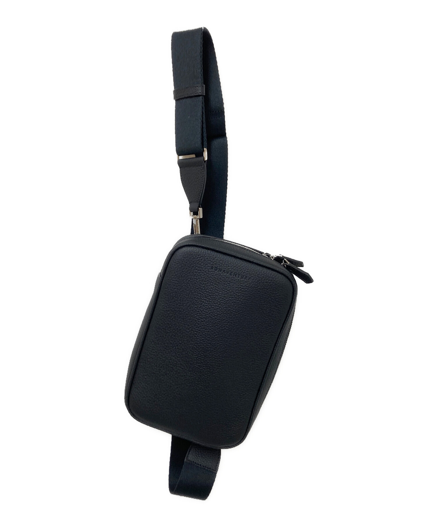 【最終値下げ！】bonaventura ボナベンチュラ ボディバッグ ブラック 中古・古着通販】bonaventura (ボナベンチュラ) パオロクロス