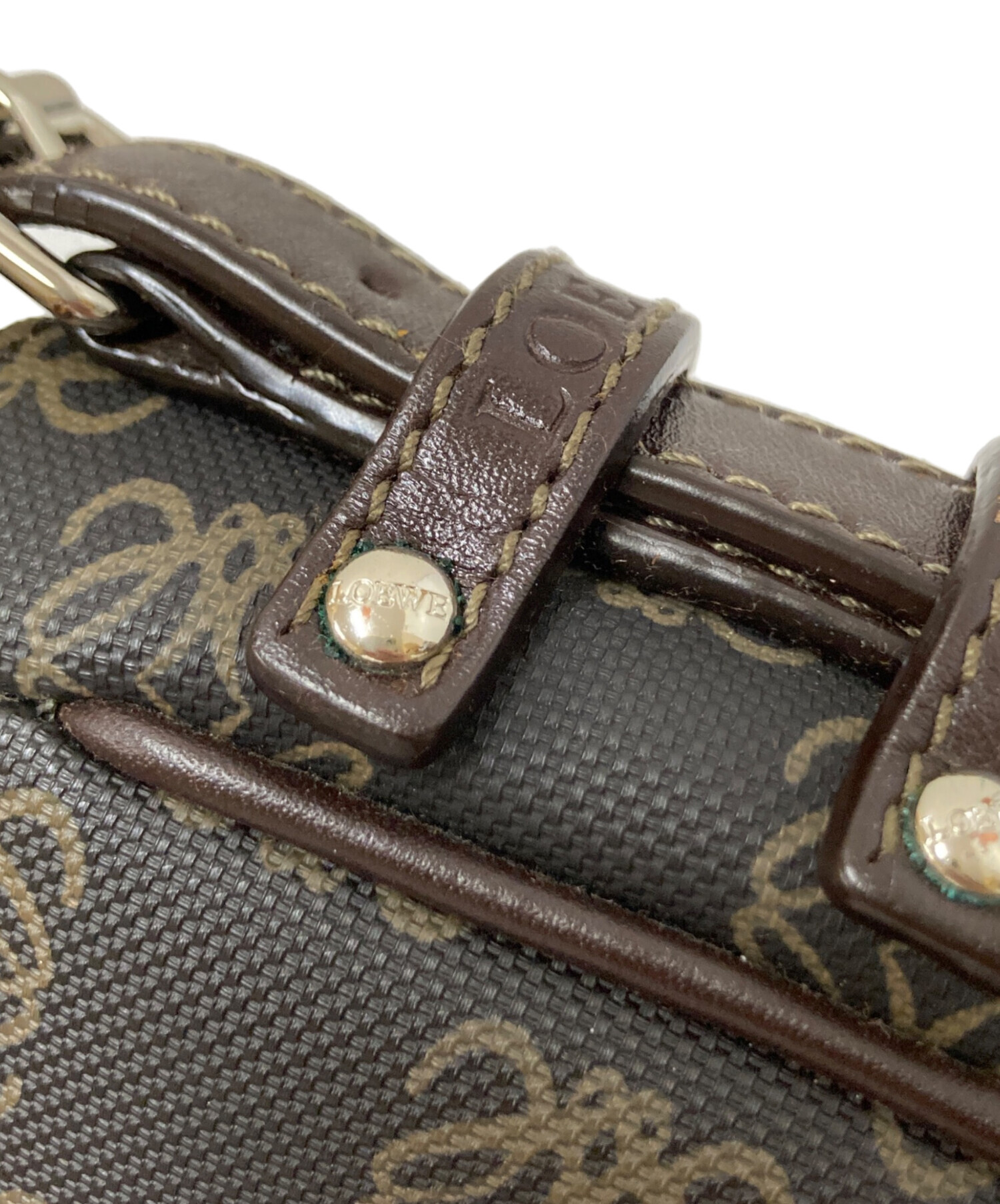 中古・古着通販】LOEWE (ロエベ) ショルダーバッグ ブラウン サイズ