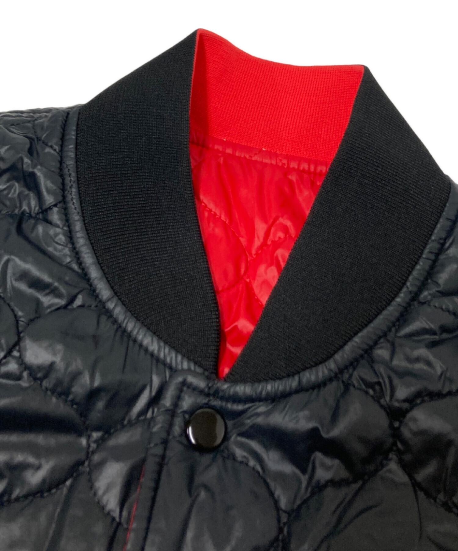 Champion ブラック キルティングジャケット Champion（チャンピオン 