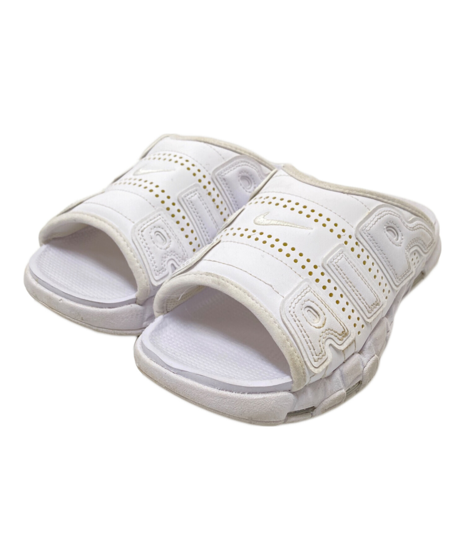 中古・古着通販】NIKE (ナイキ) Air More Uptempo Slide ホワイト