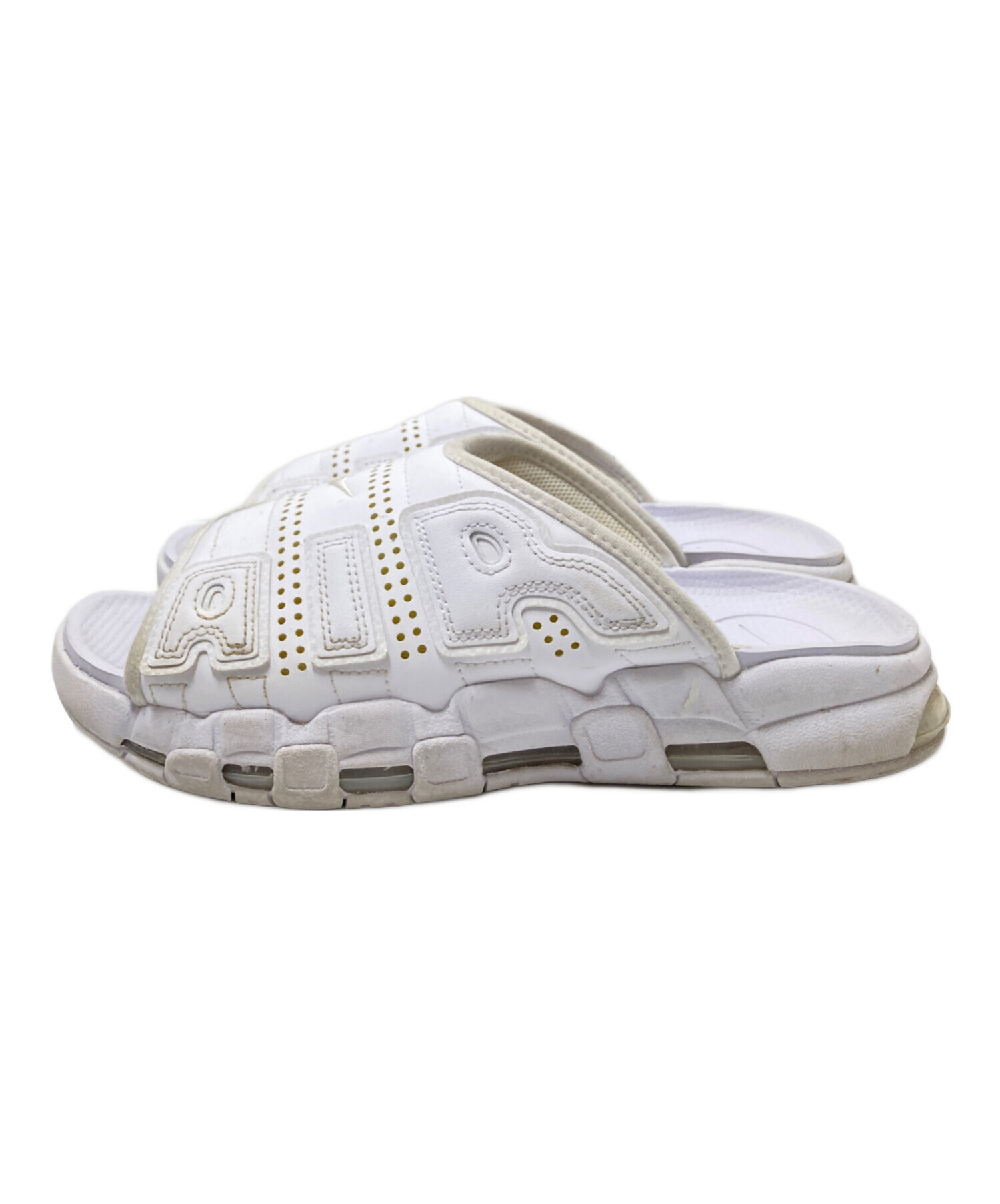 中古・古着通販】NIKE (ナイキ) Air More Uptempo Slide ホワイト