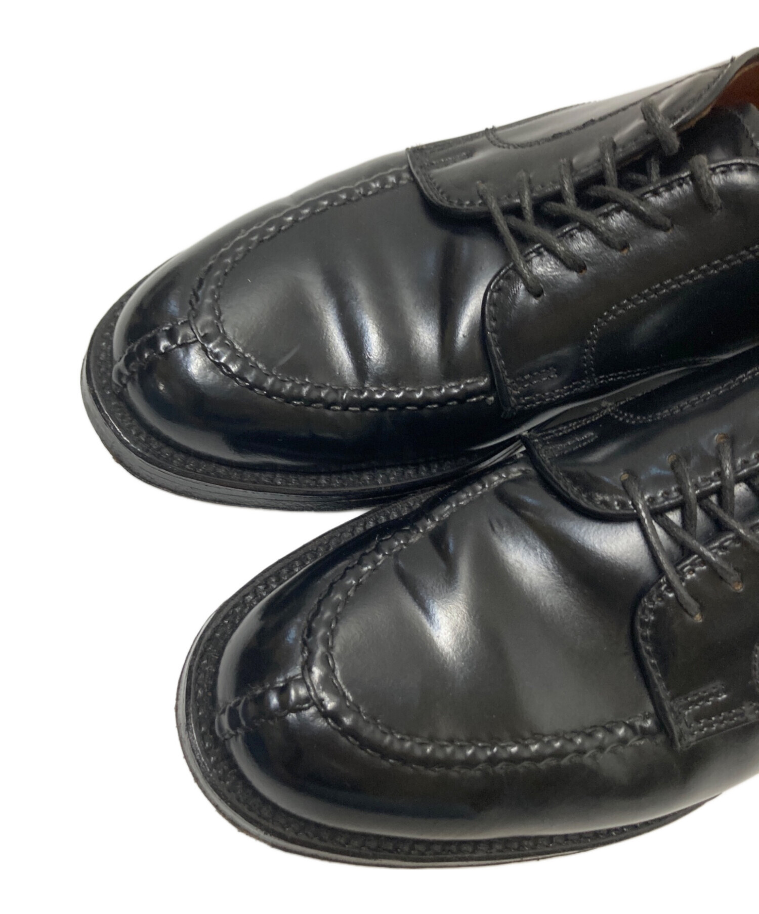中古・古着通販】Alden (オールデン) Uチップレザーシューズ ブラック