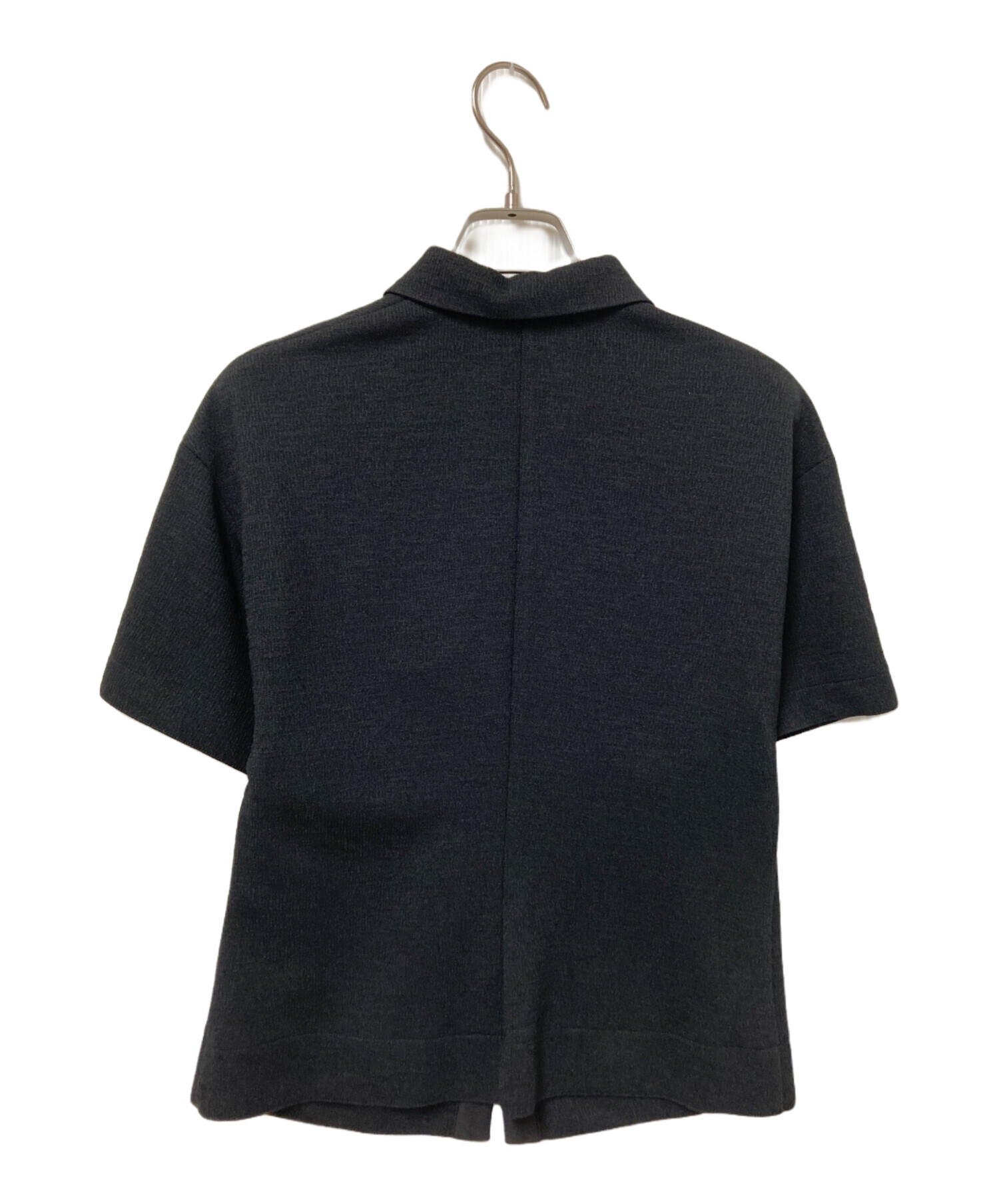 USED☆STUNNING LURE/スタニングルアー コート☆サイズ0/チャコールグレー 中古スタニングルアー STUNNING LURE シャツワンピース 長袖 膝丈 前