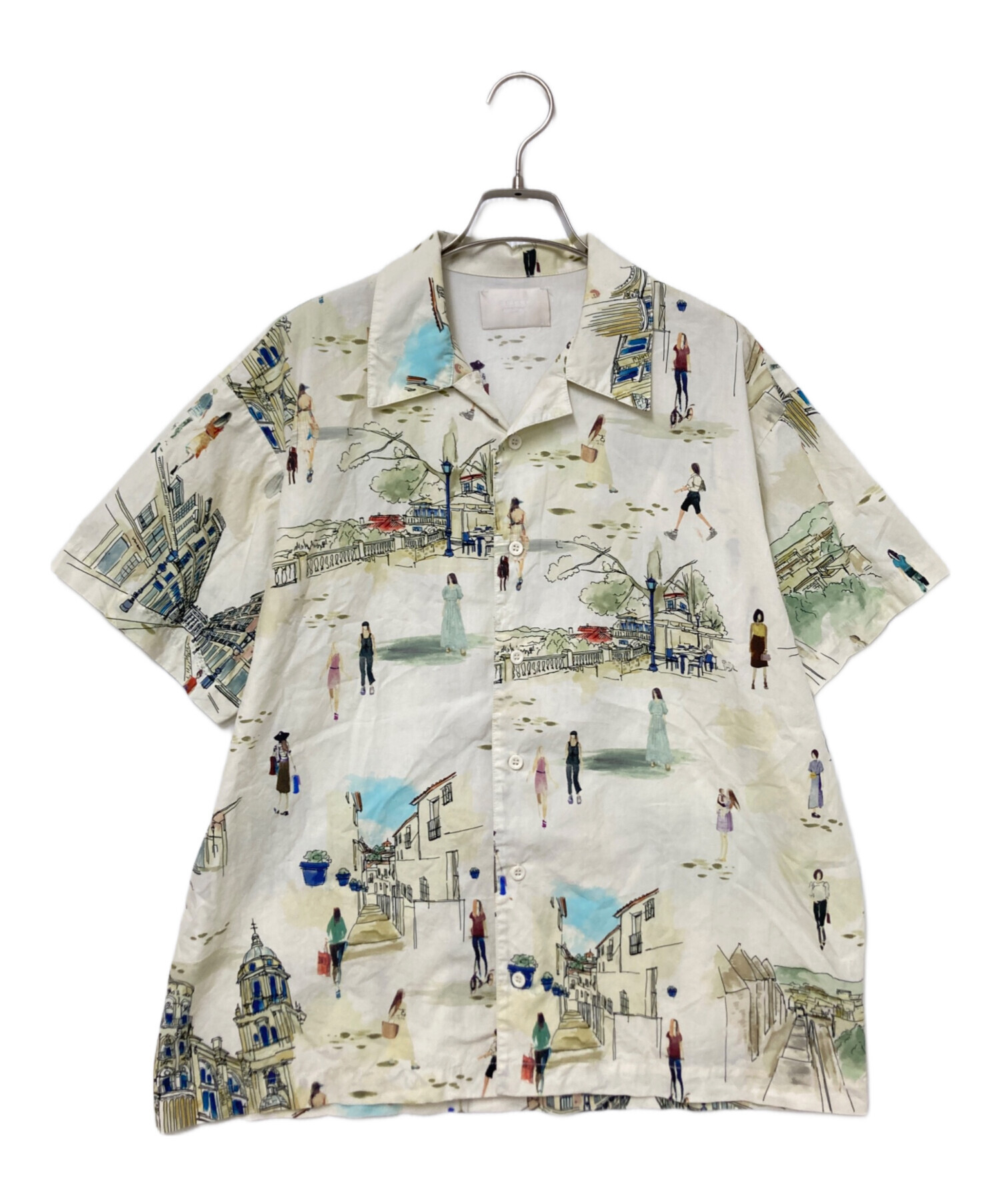 中古・古着通販】Ameri (アメリ) MEDI MALAGA OVER SHIRT ベージュ 