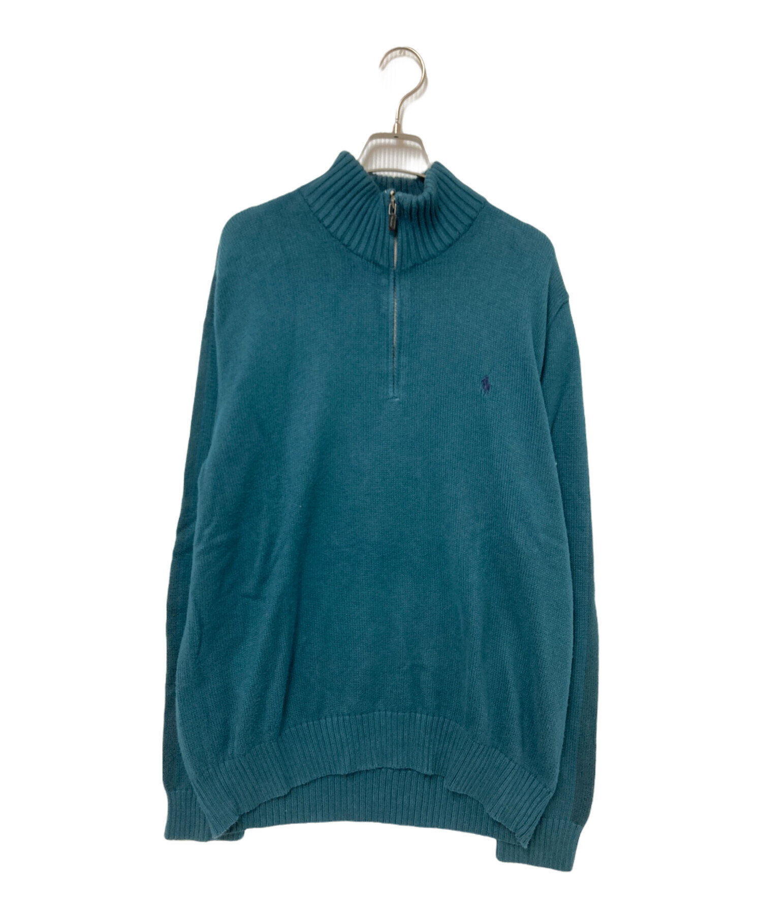 新品　未使用　Polo Ralph Lauren ハーフジップニット 中古・古着通販】POLO RALPH LAUREN (ポロ・ラルフローレン) ハーフ