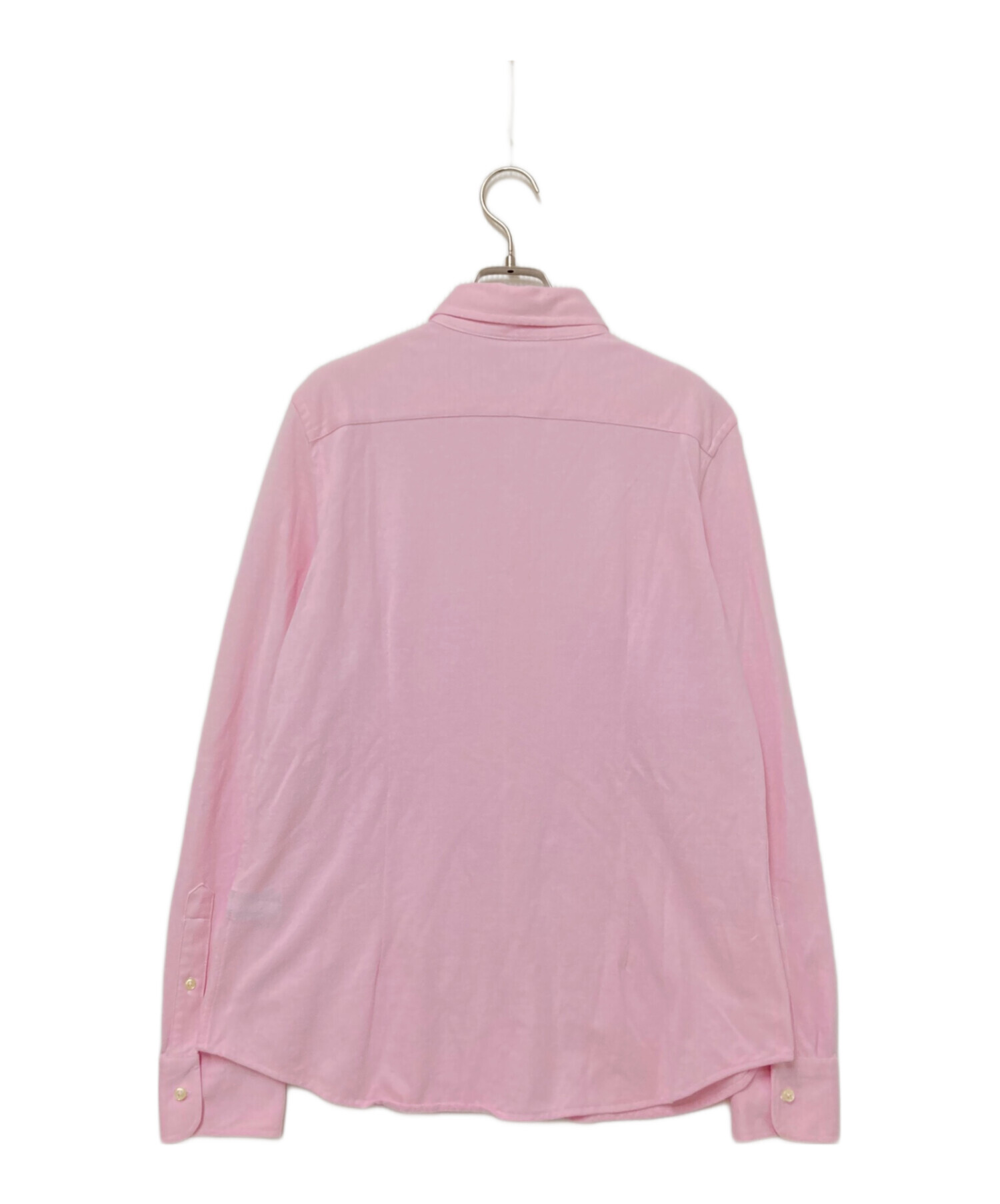 美品▲RALPH LAUREN ラルフローレン/ボタンダウン長袖シャツ ピンク 中古・古着通販】POLO RALPH LAUREN (ポロ・ラルフローレン) ボタン