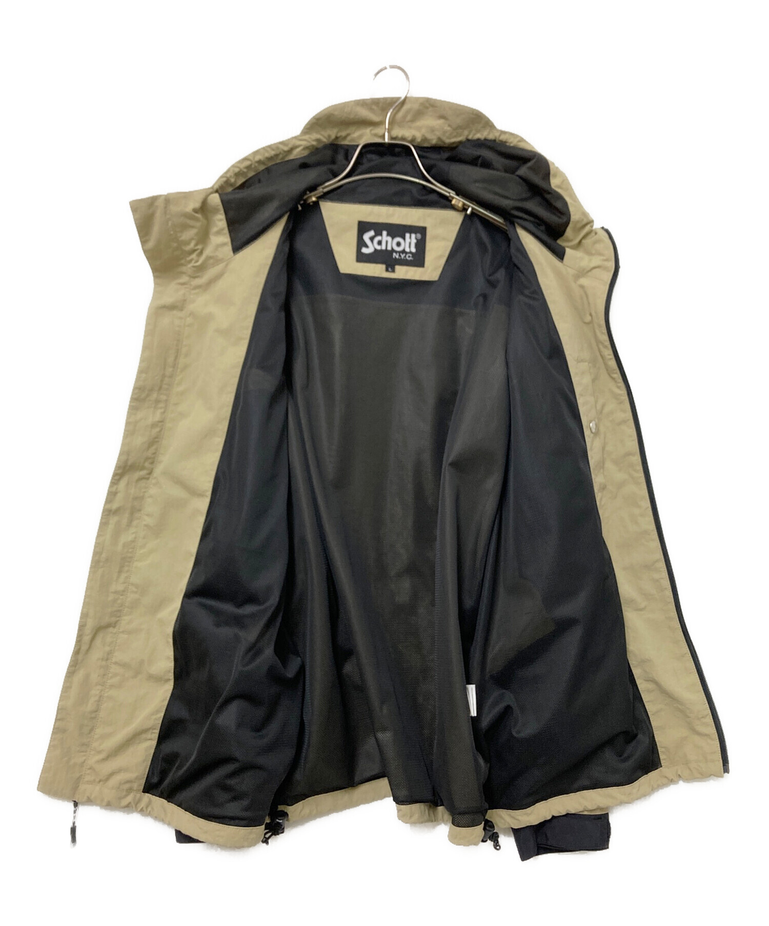 中古・古着通販】Schott (ショット) REFLECTOR FIELD JACKET ベージュ 